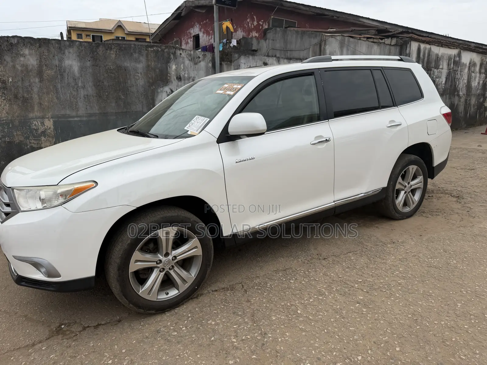 Toyota Highlander Limited 2012 White