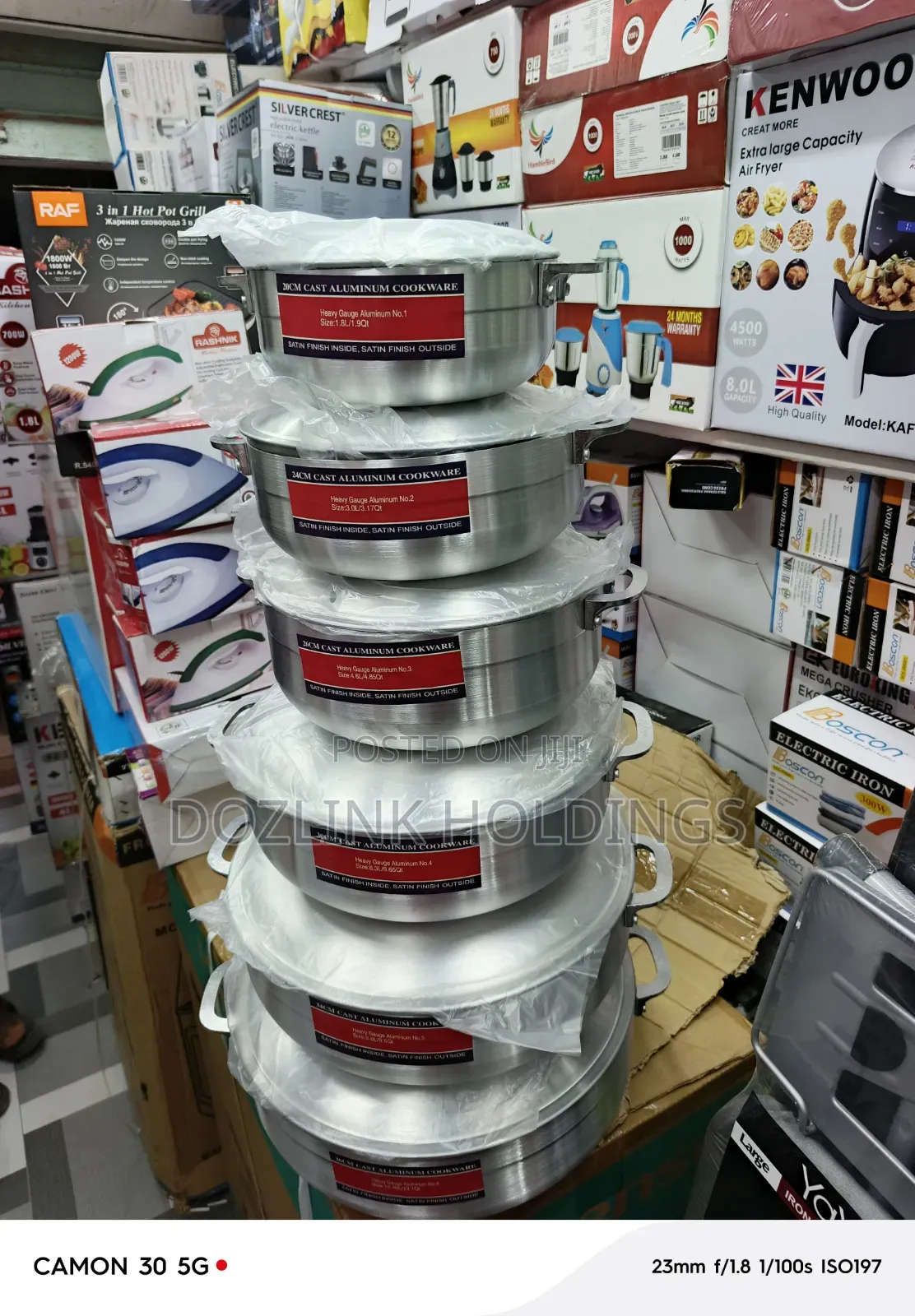 Aluminum by 6 Set Pot