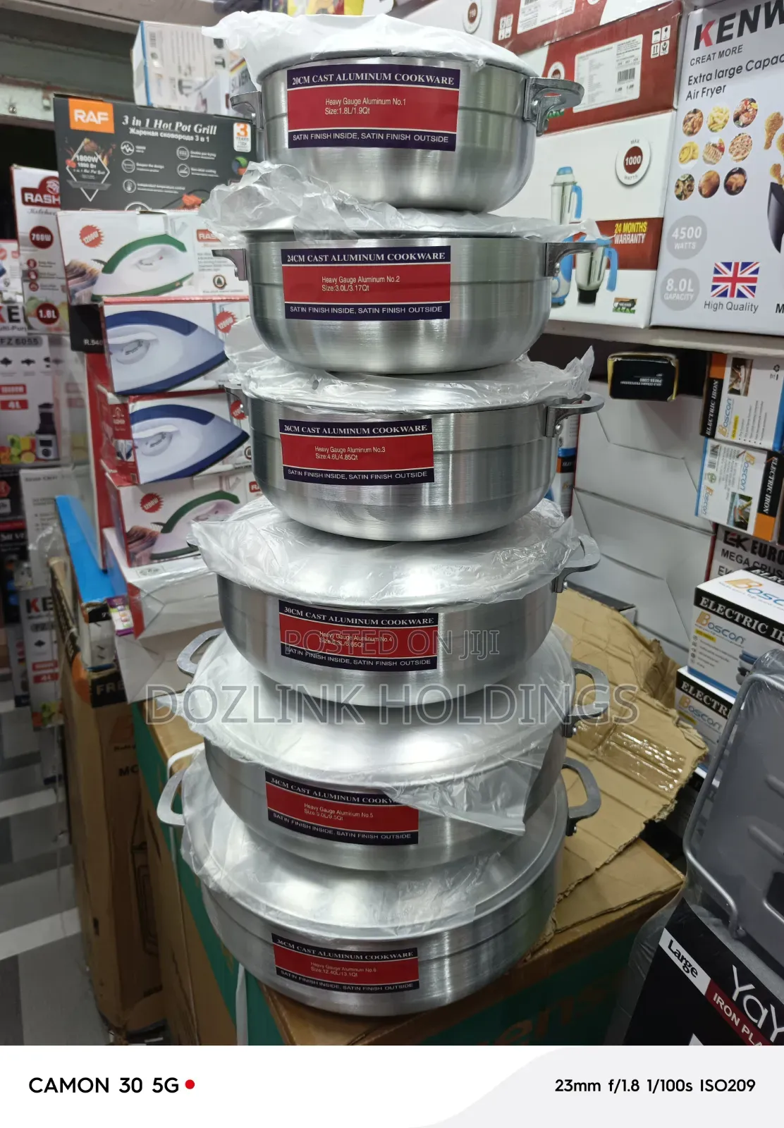 Aluminum by 6 Set Pot