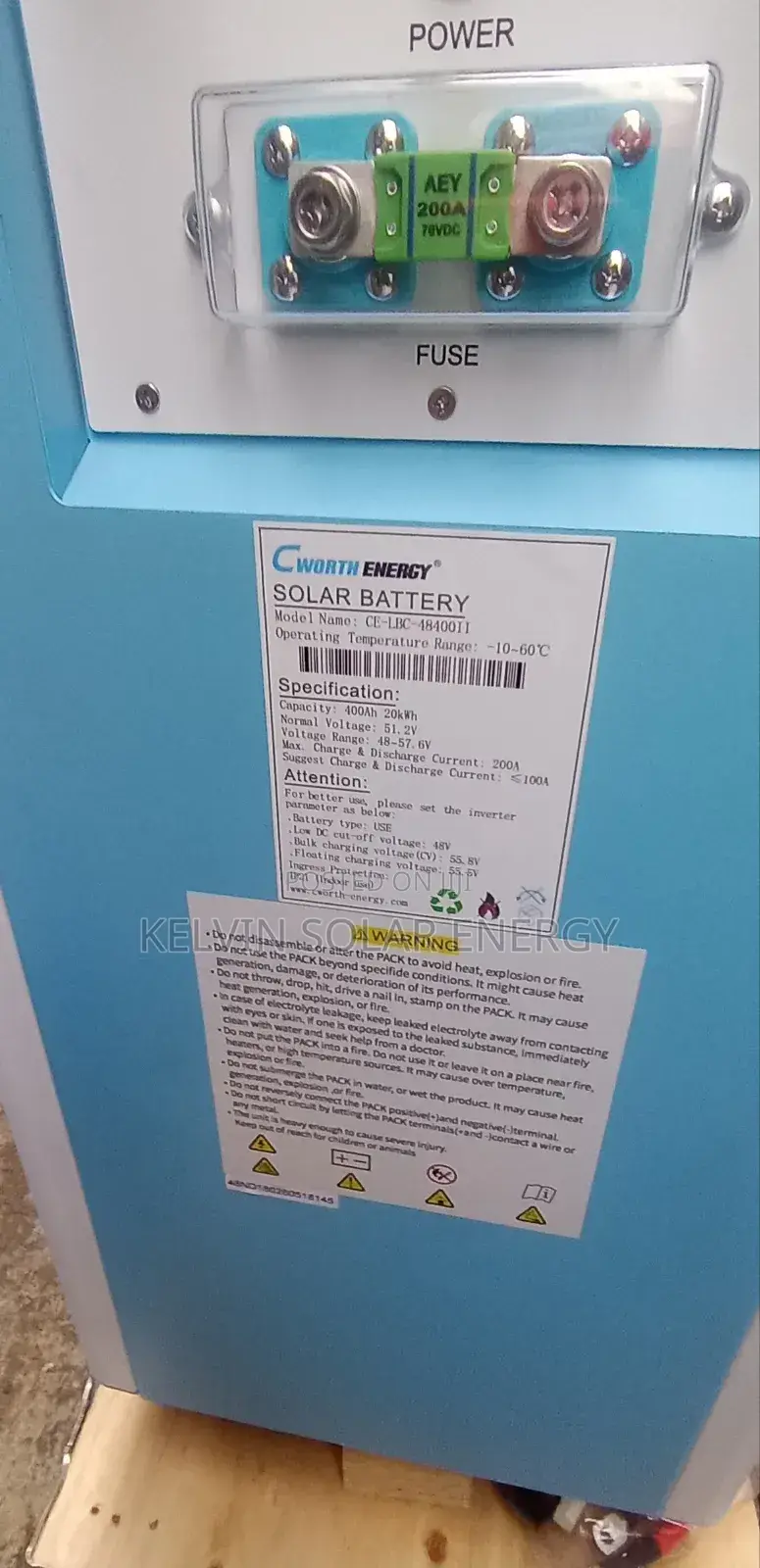 20kwh Cworth 400ah New Model