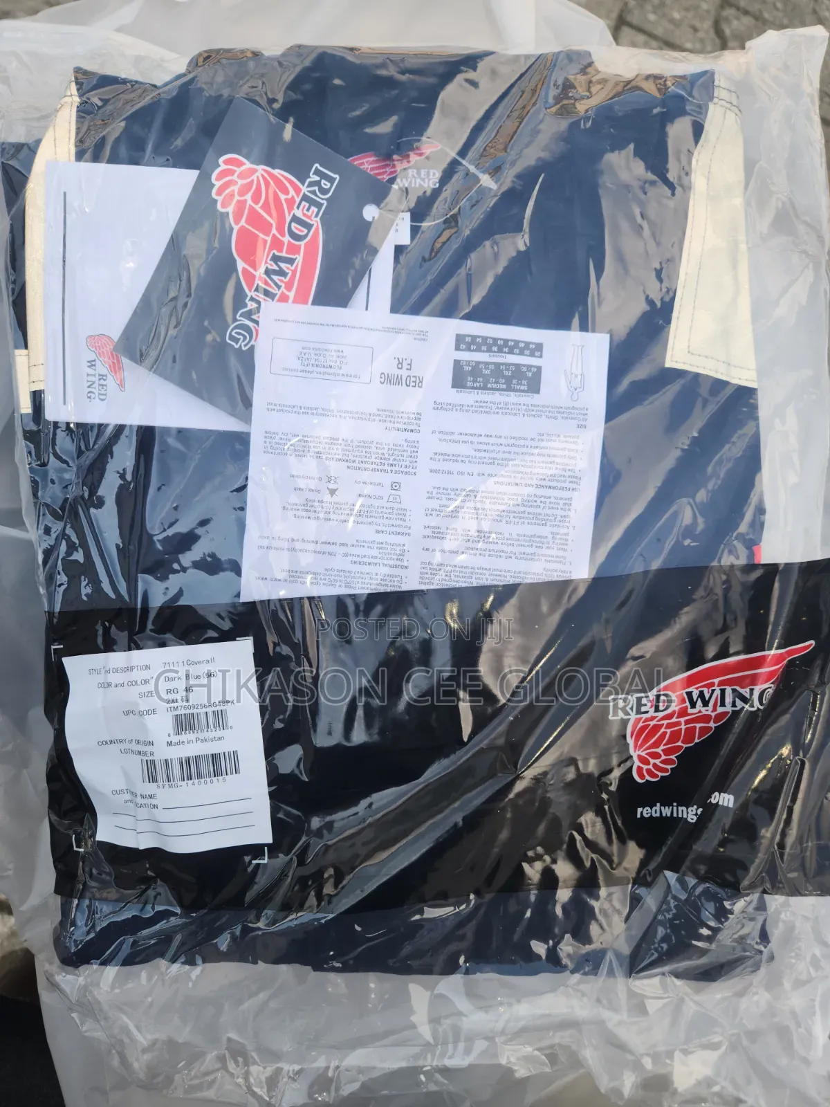 Red Wings Fire Retardant Cover All