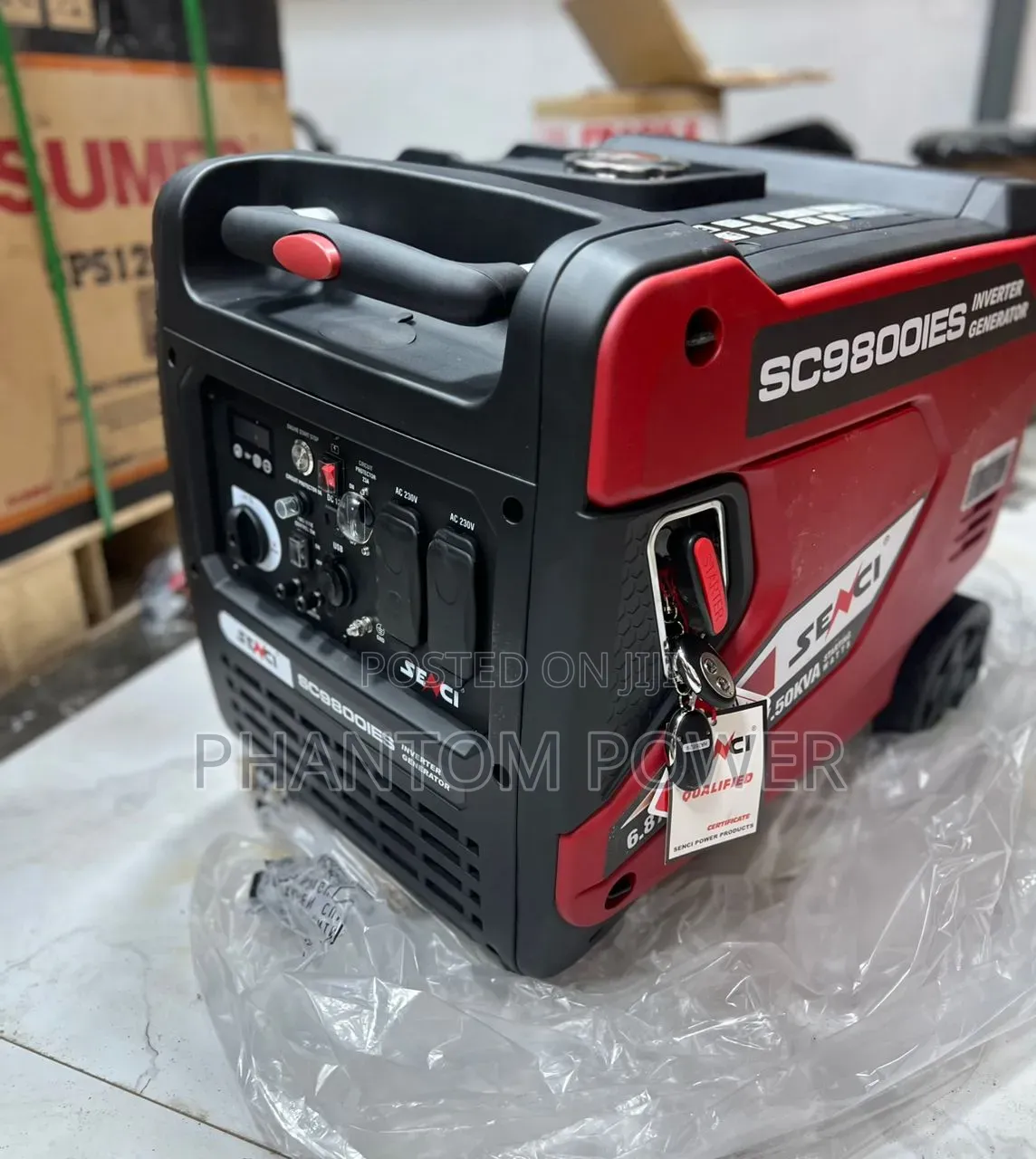 SC9800IES 7.5kva Senci Petrol Inverter Generator [5L Lasts 20 Hours]