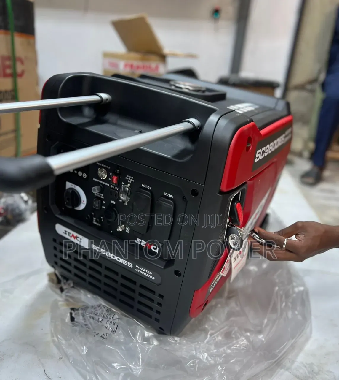 Original 7.5kva Senci Super Silent, Remote Inverter Petrol Generator