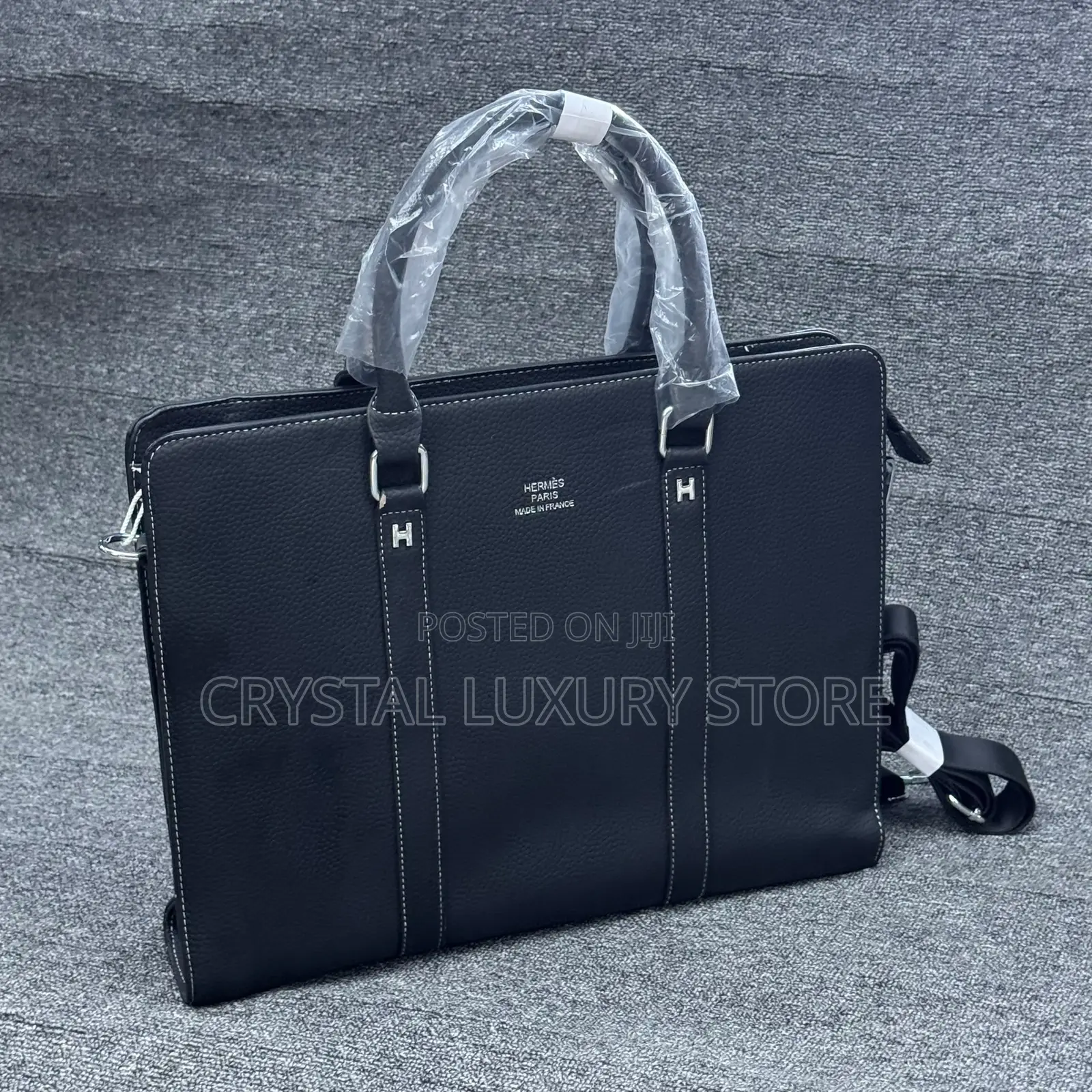High Quality Men Genuine Leather Laptop Bag