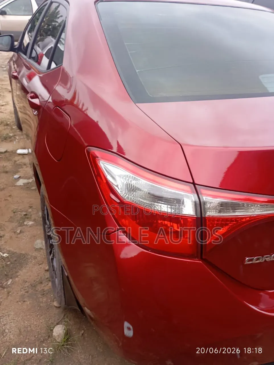 Toyota Corolla L 4dr Sedan (1.8L 4cyl 4A) 2014 Red