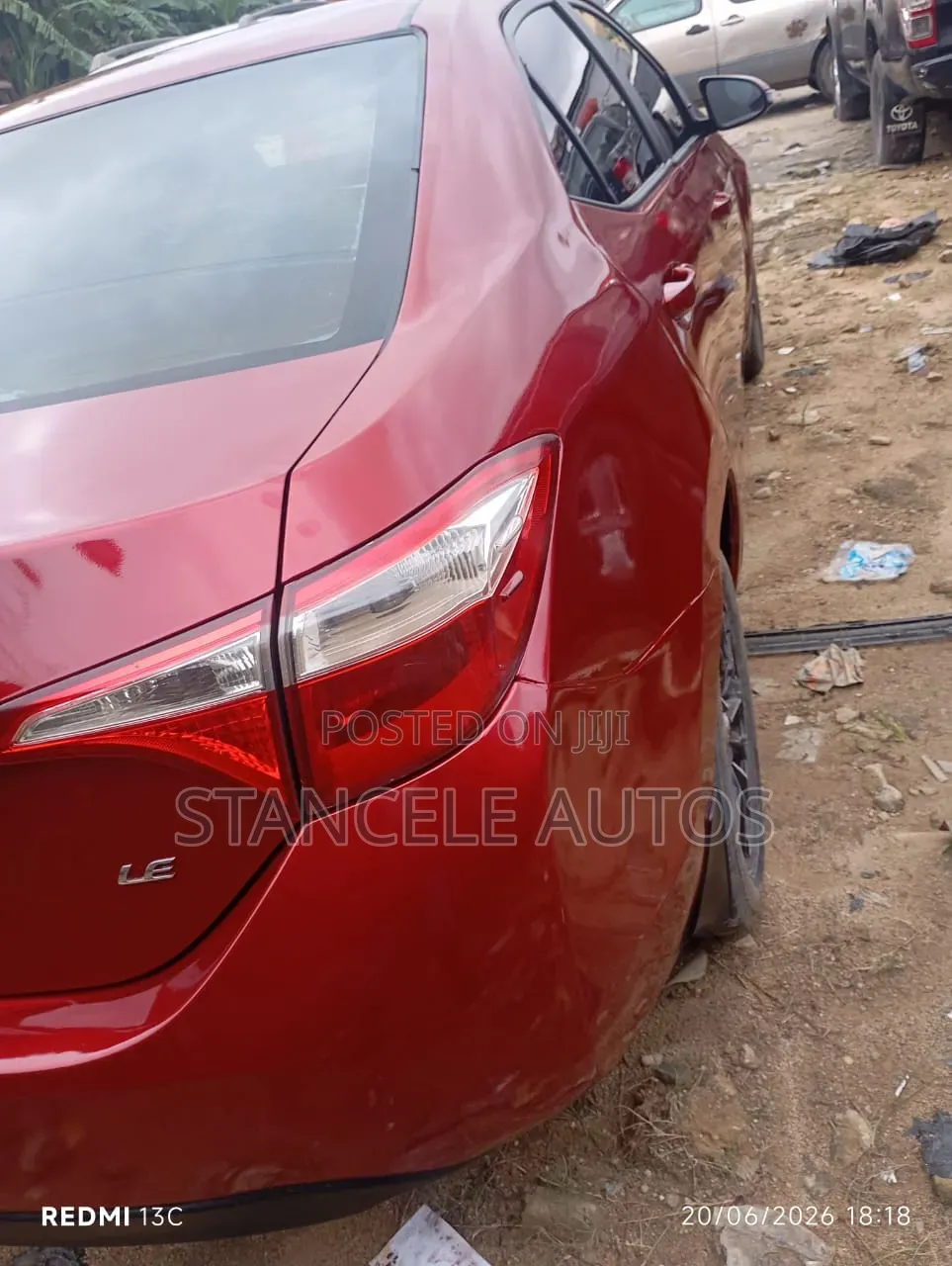 Toyota Corolla L 4dr Sedan (1.8L 4cyl 4A) 2014 Red