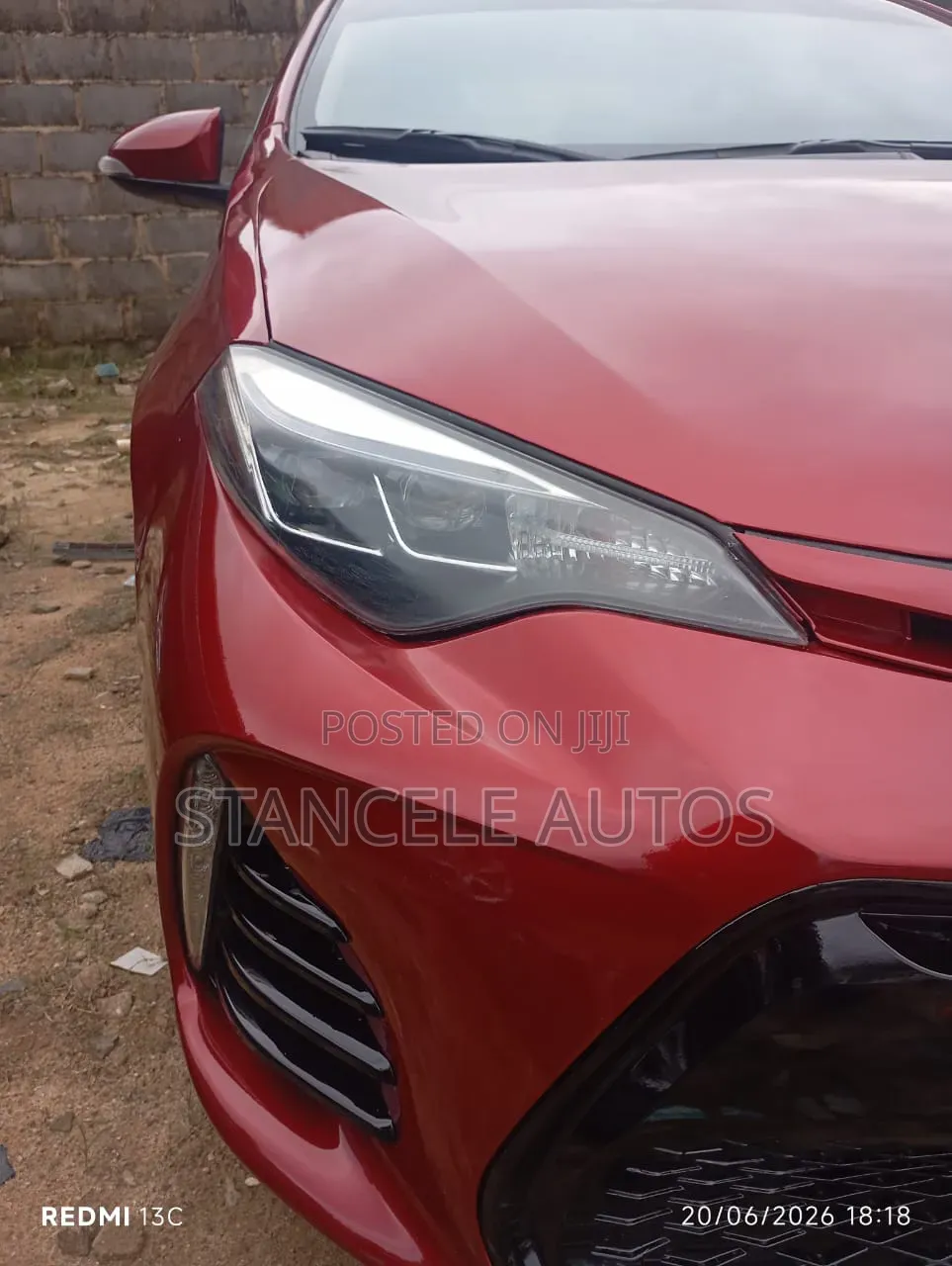 Toyota Corolla L 4dr Sedan (1.8L 4cyl 4A) 2014 Red