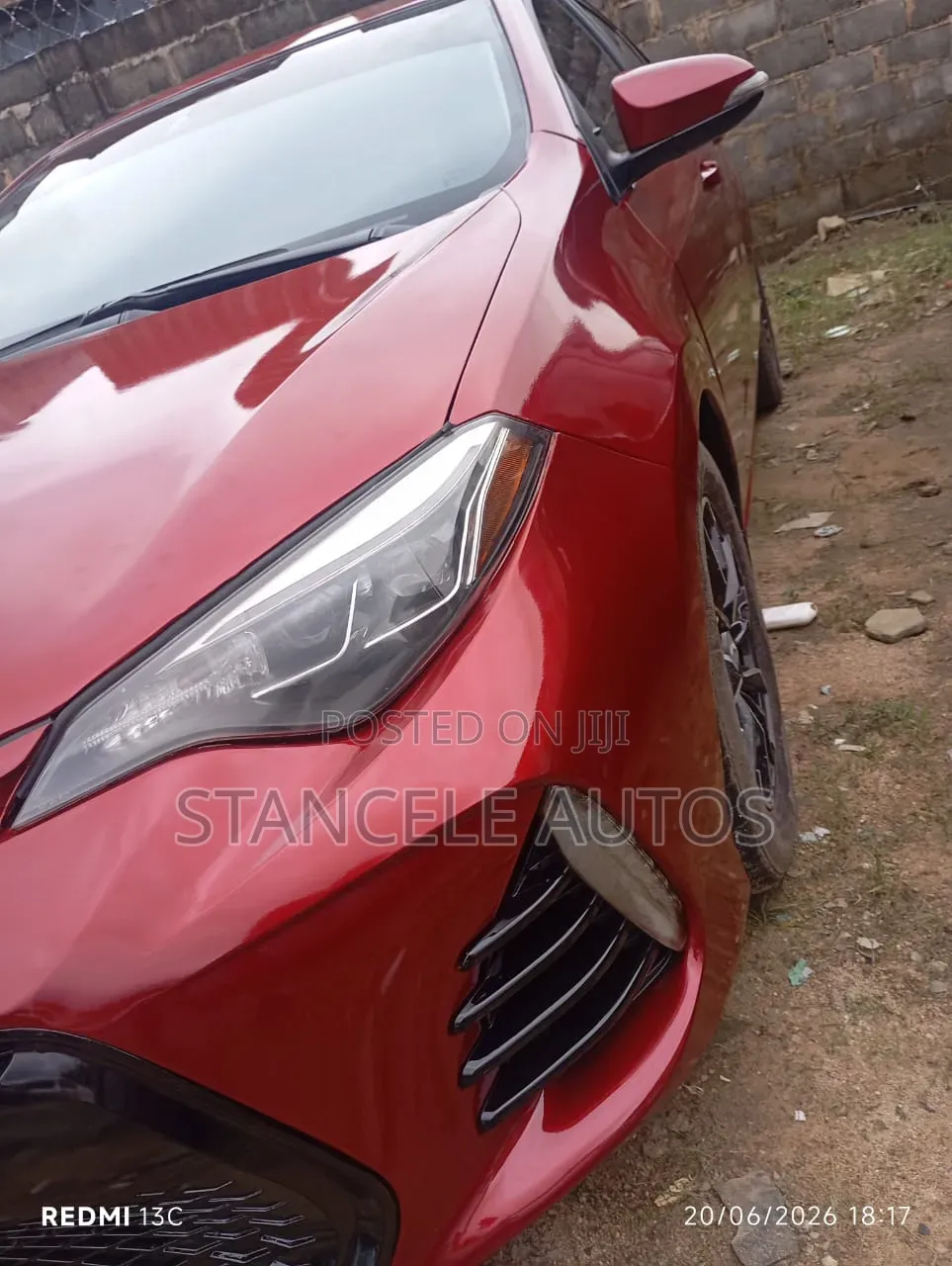 Toyota Corolla L 4dr Sedan (1.8L 4cyl 4A) 2014 Red