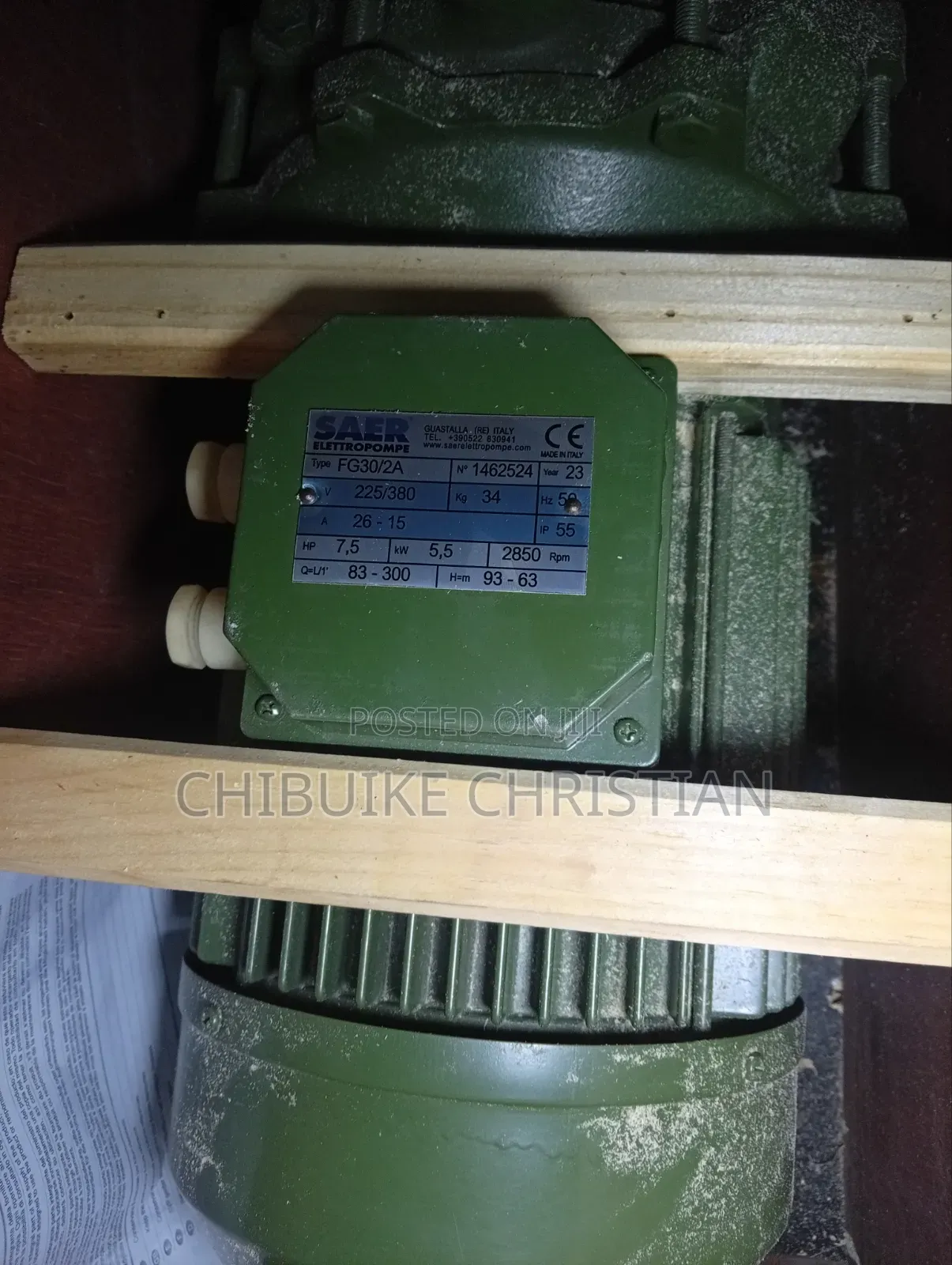 7.5hp Sear Surface Pump