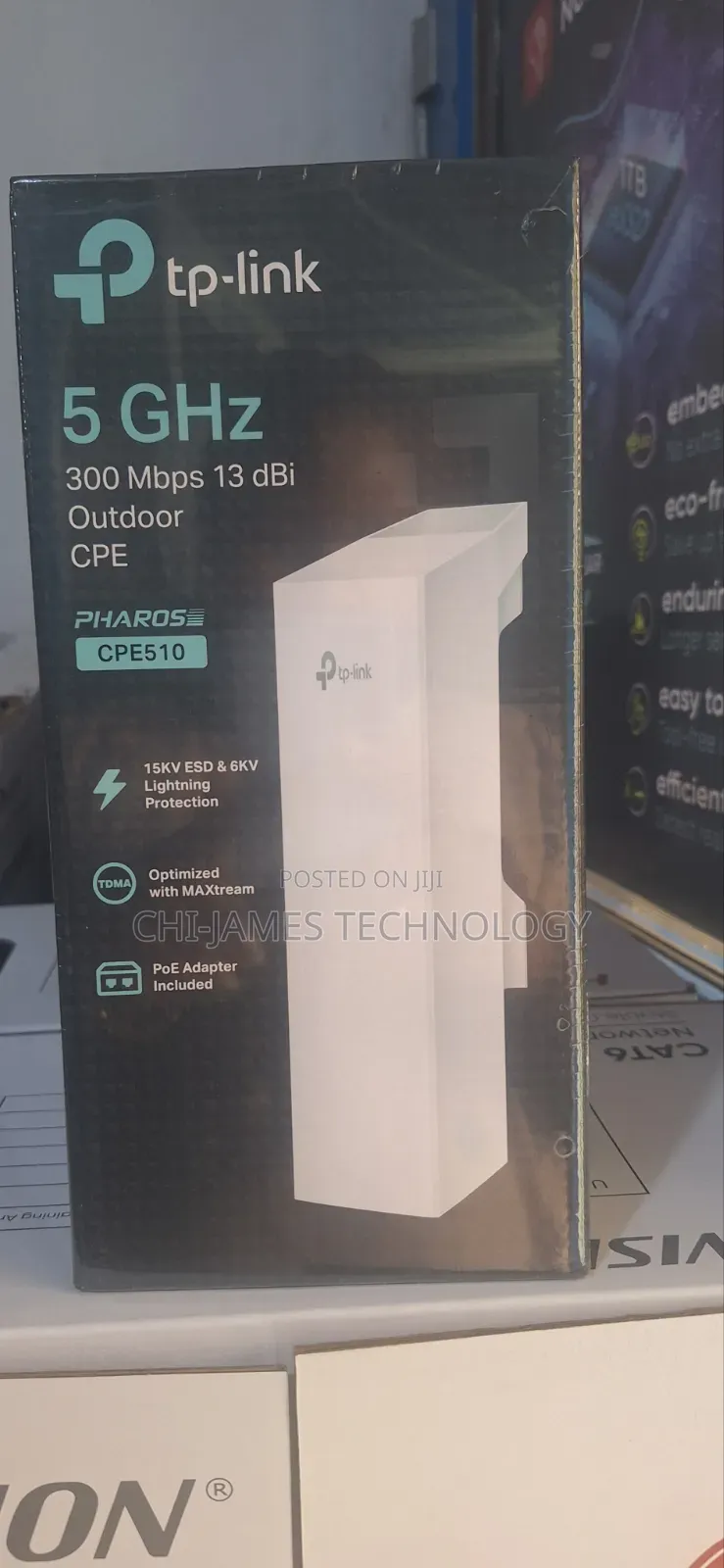TP-Link 5GHz 300 MBPS 13 dBi Outdoor PharOS CPE510