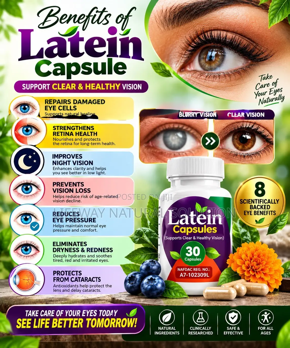 Latein Herbal Capsule for Eyes