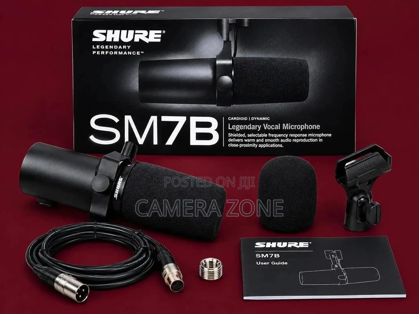 Shure Sm7b Vocal Dynamic Mirophone.