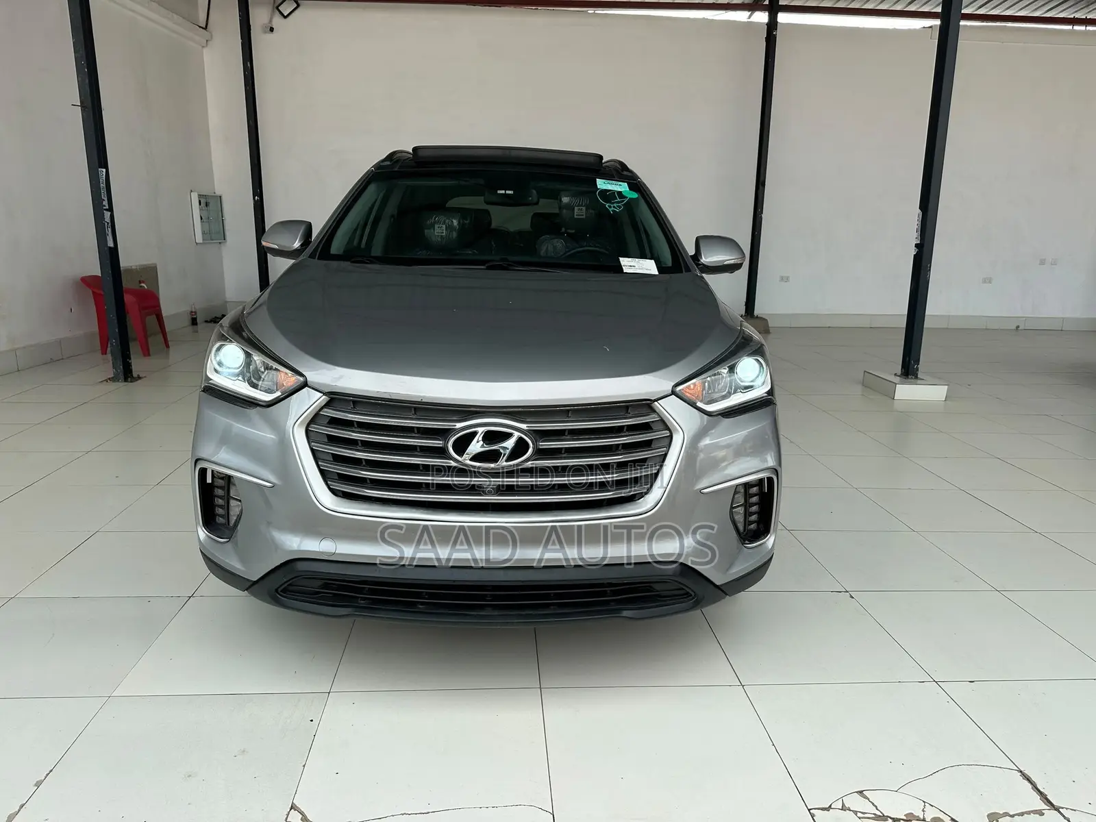 Hyundai Santa Fe Limited Ultimate AWD 2017 Silver