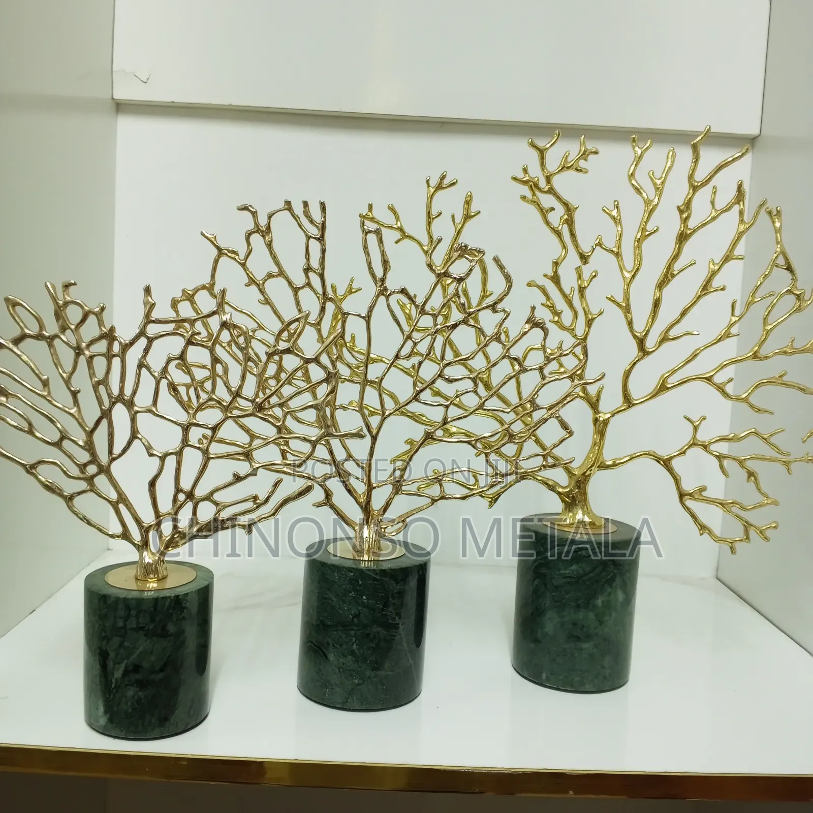 Quality UK Metal and Marble Decor