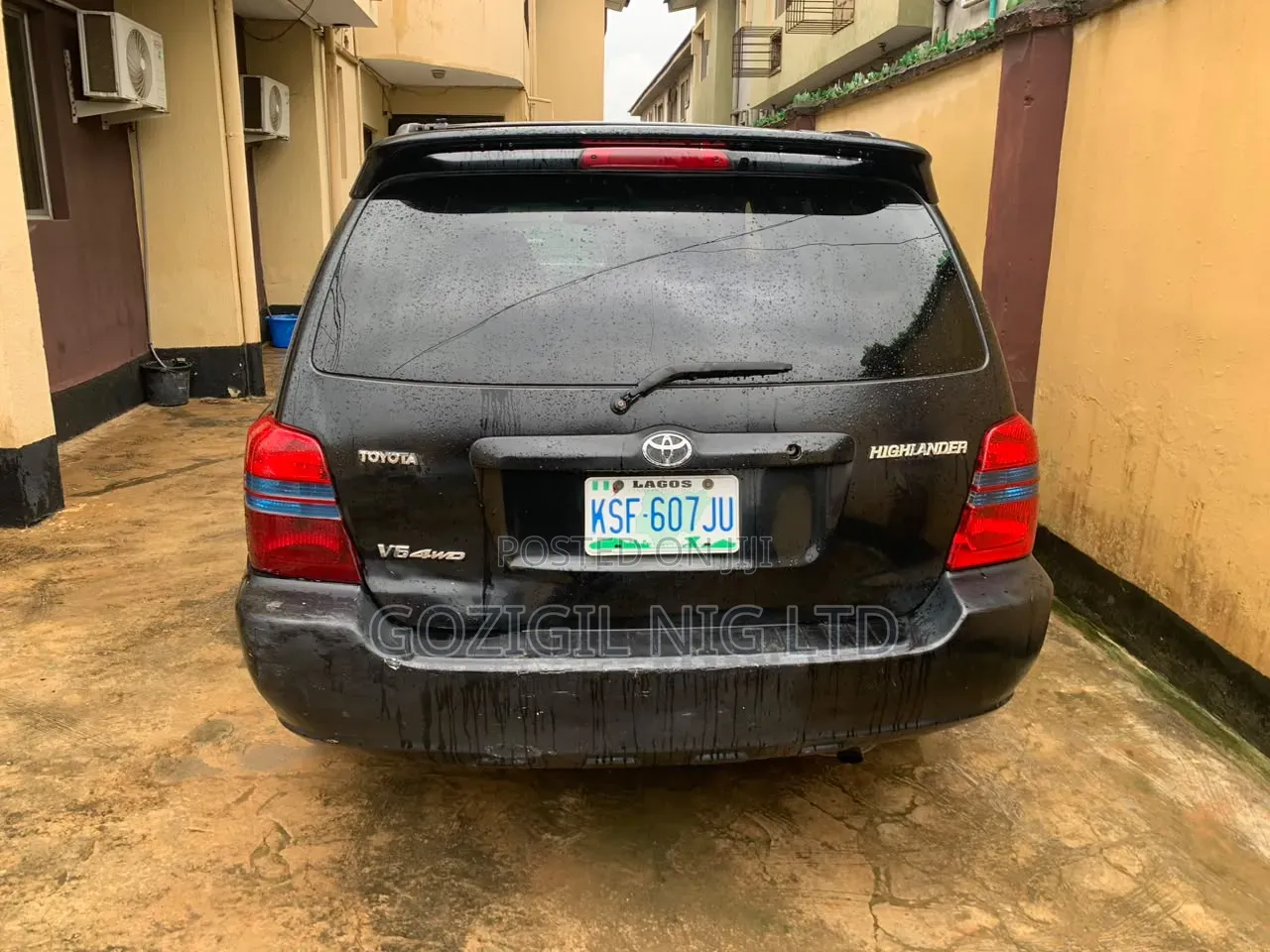 Toyota Highlander 2004 Black