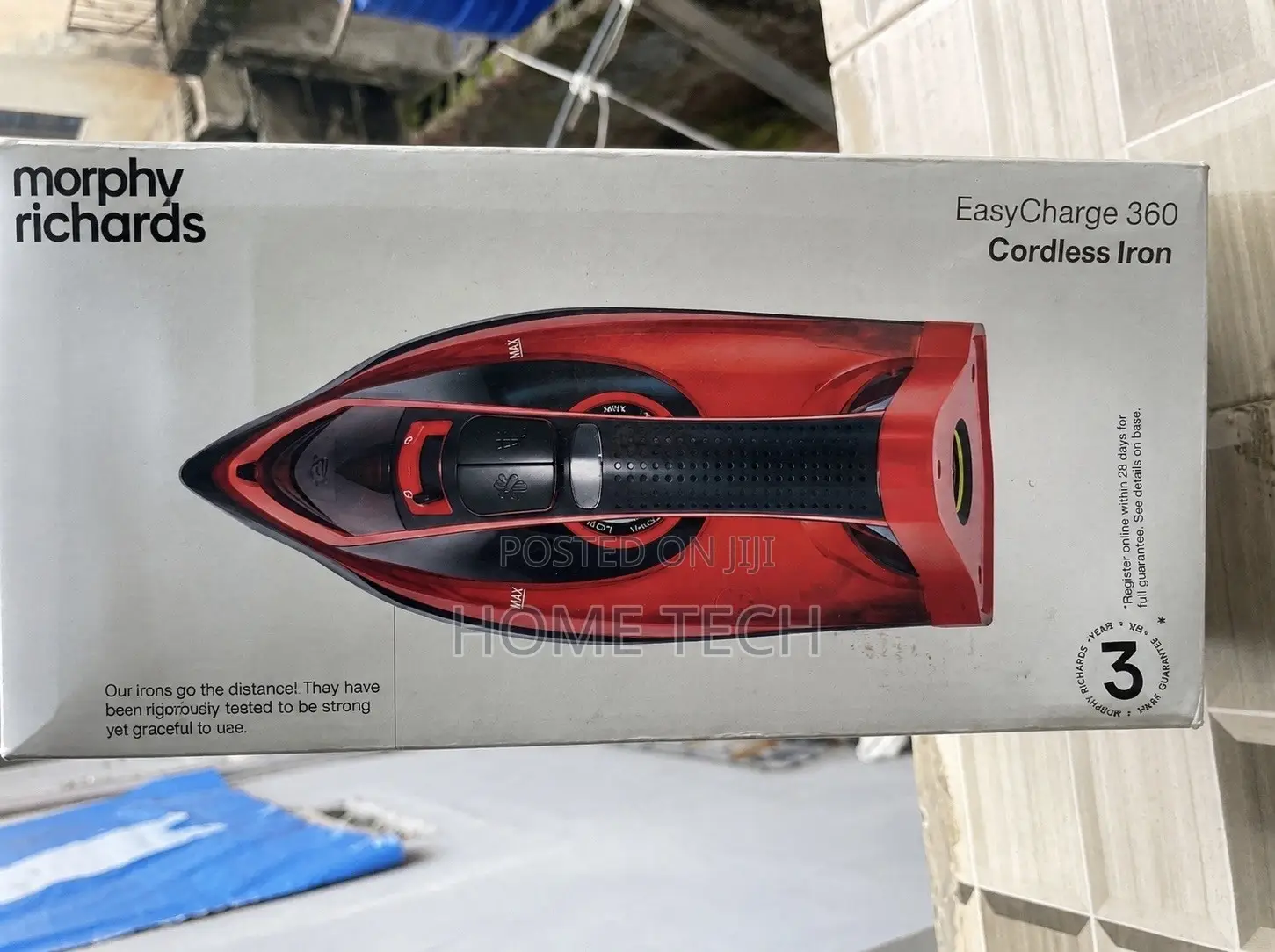 Morphy Richards EasyCharge 2in1 Cordless Rechargeable Steam/Dry Iron