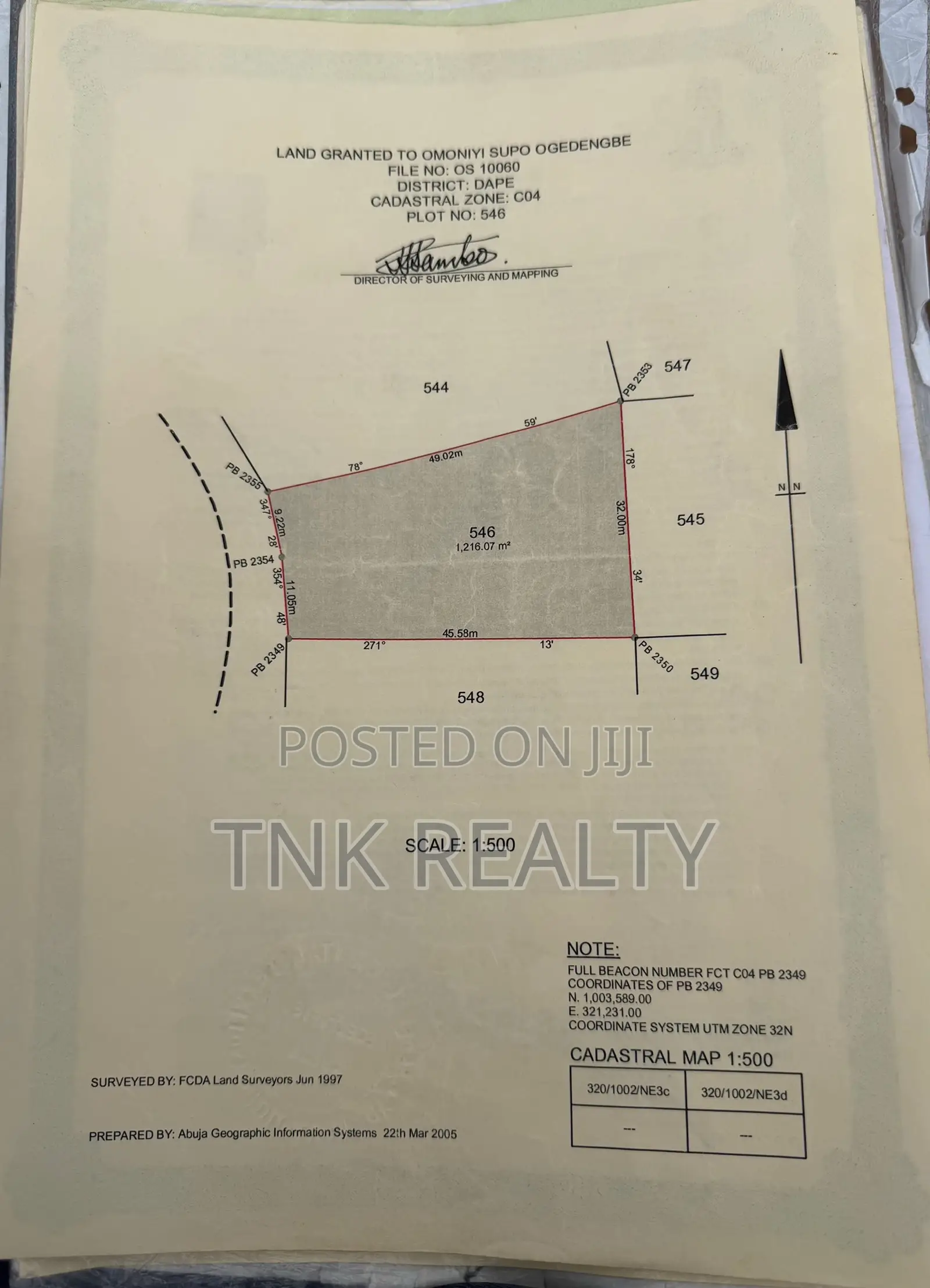 Residential Plot for Sale in Dape District