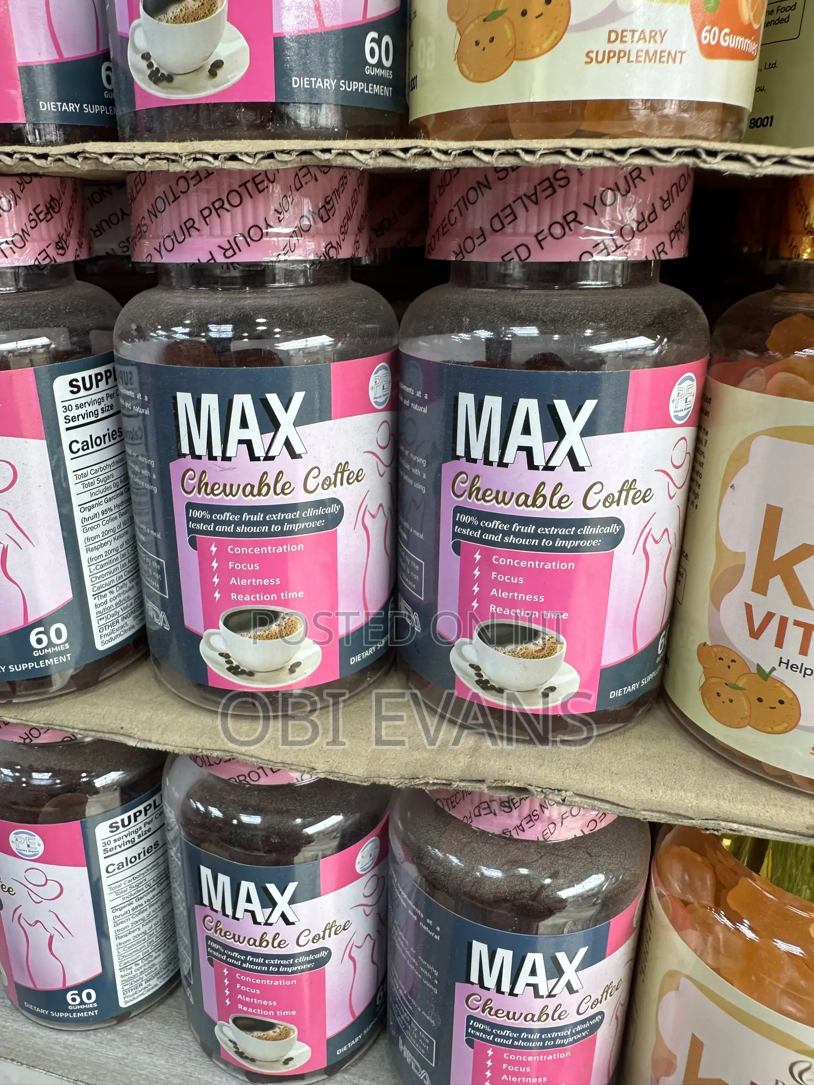 Max Curve Coffee Gummies