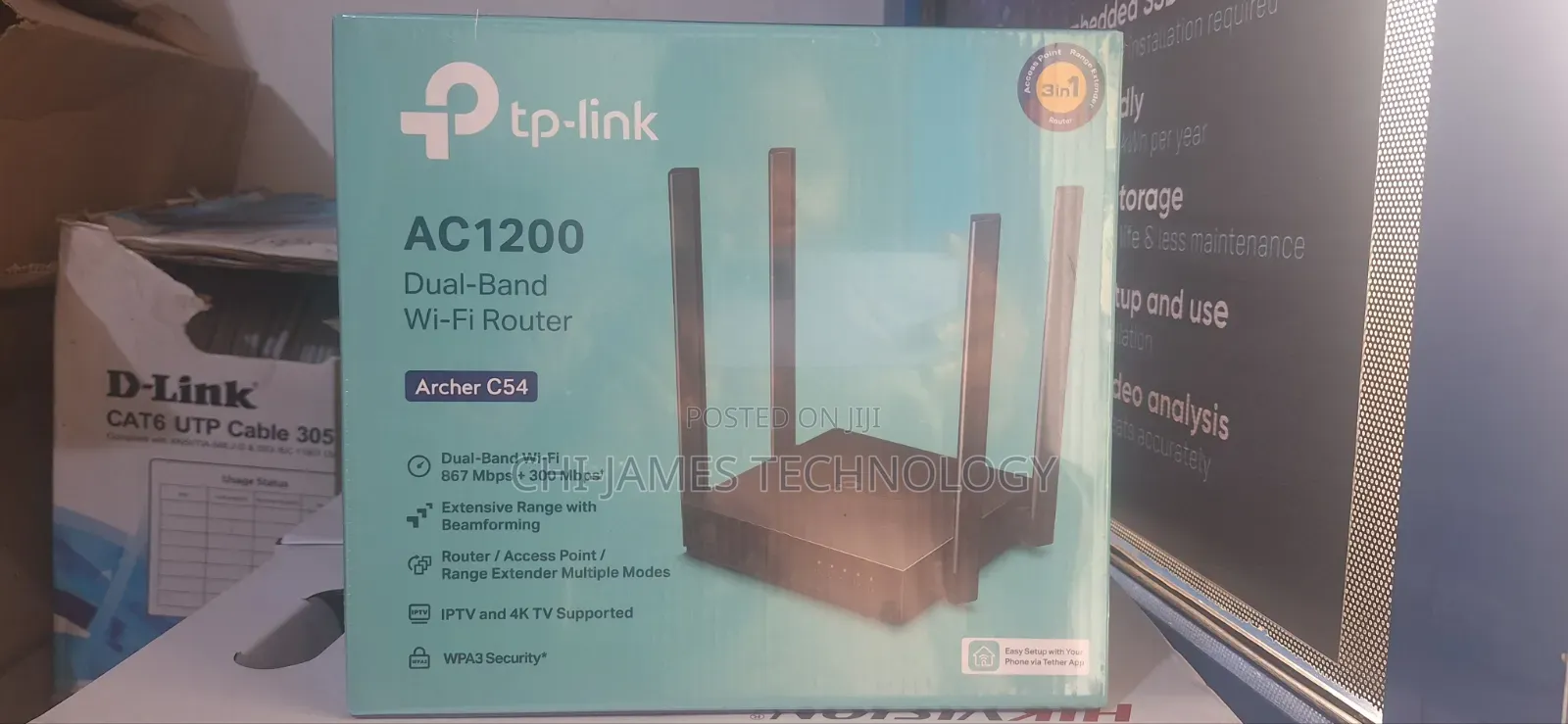 TP-Link AC1200 Dual-Band Wifi Router Archer C54