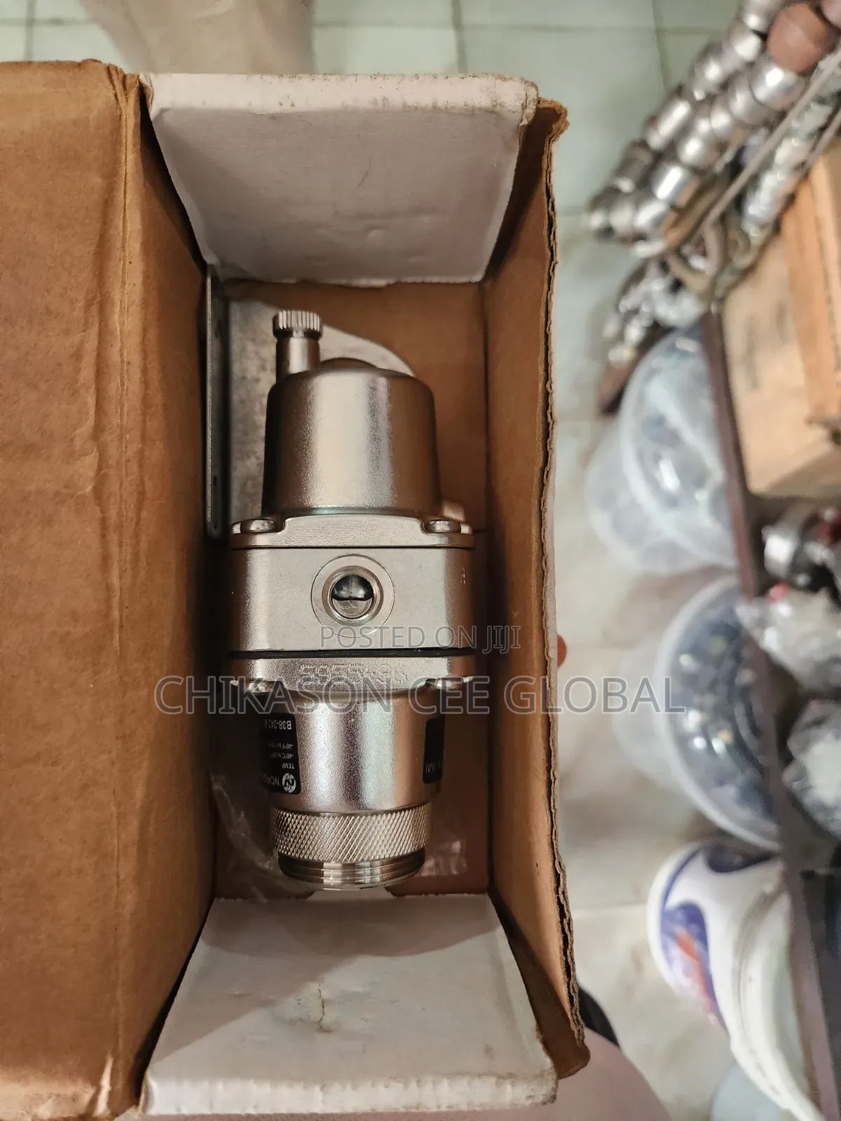 2" Stainless Ballofram Pneumatic Pressure Regulator
