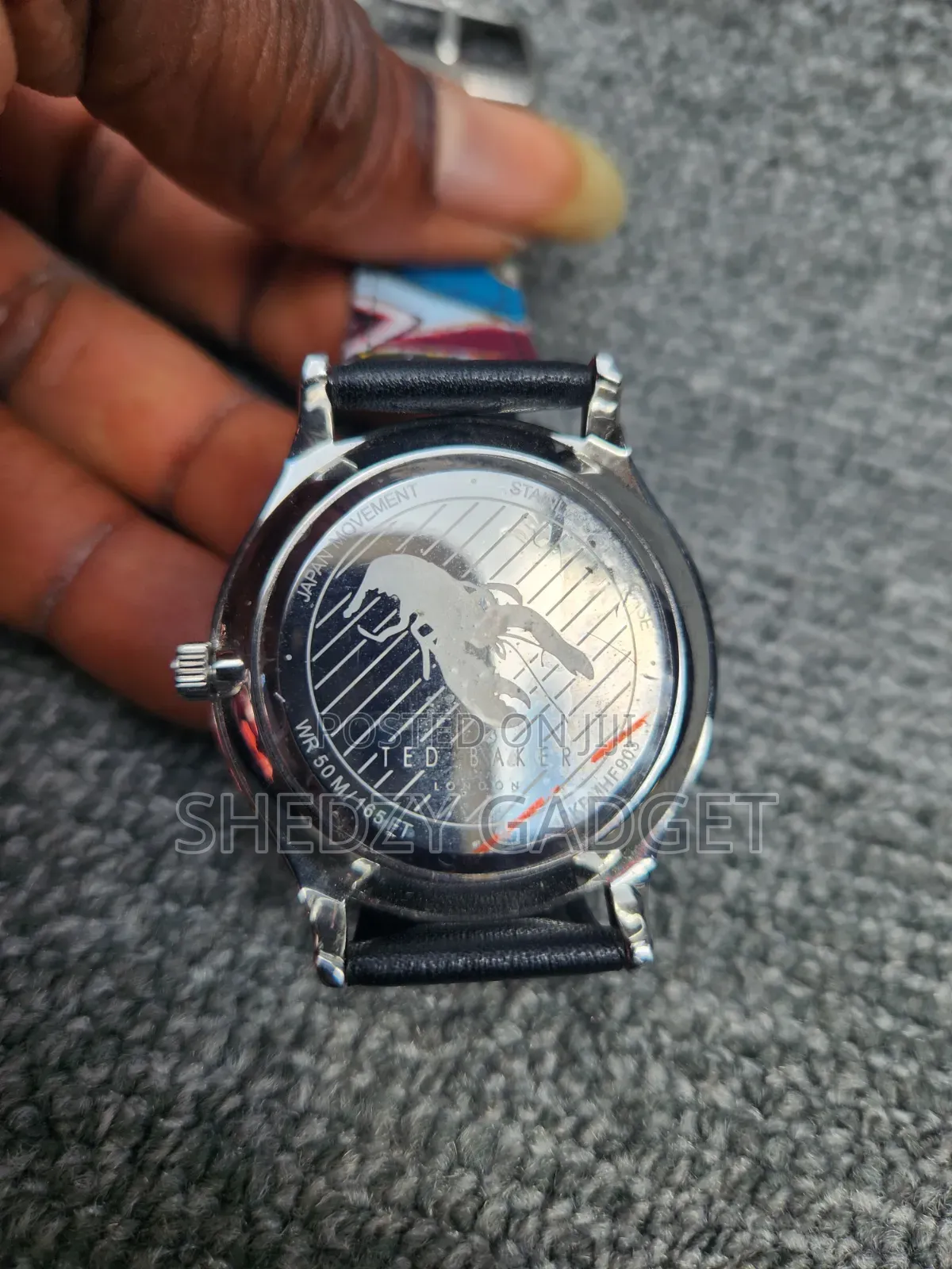 Ted Baker Stainless Steel and Leather Watch