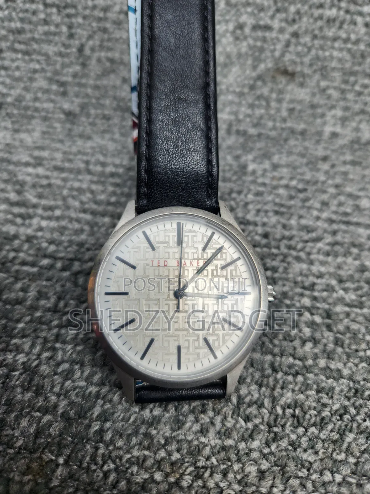 Ted Baker Stainless Steel and Leather Watch