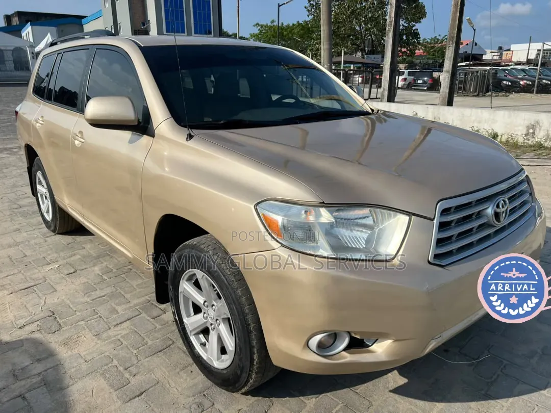 Toyota Highlander Sport 2008 Gold