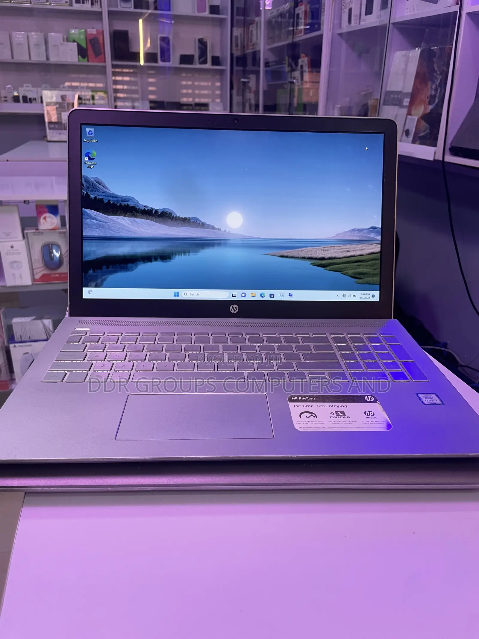 Laptop HP Pavilion 15-cs3063cl 8GB Intel Core i7 SSD 256GB