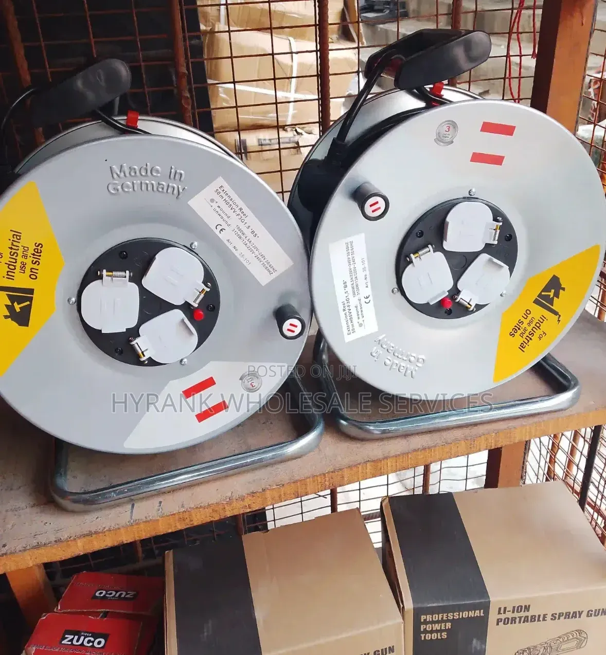 50m Heavy-Duty Industrial Extension Cable Reel (2.5mm2 / 13A)