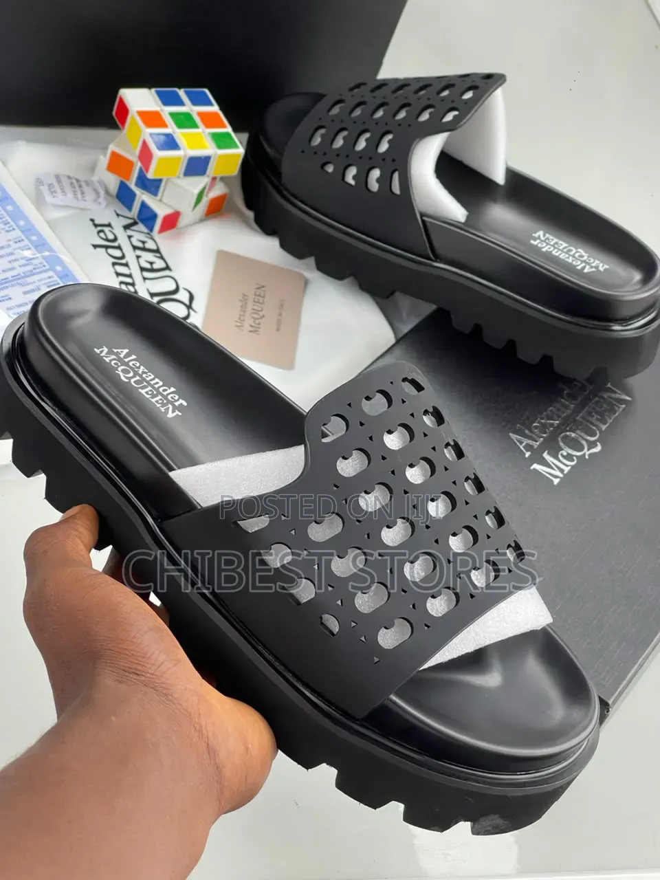 Alexander McQueen Pure Original Mens Slippers