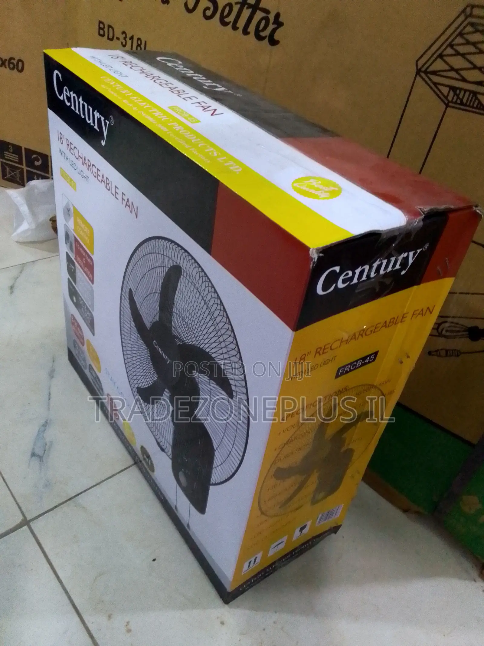 Century Battery Backup Fan 45W