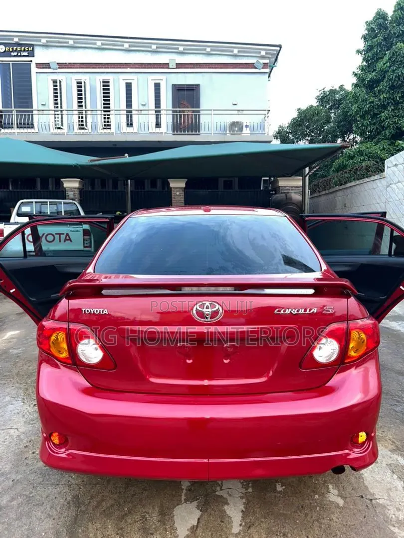 Toyota Corolla S 4dr Sedan (1.8L 4cyl 4A) 2009 Red