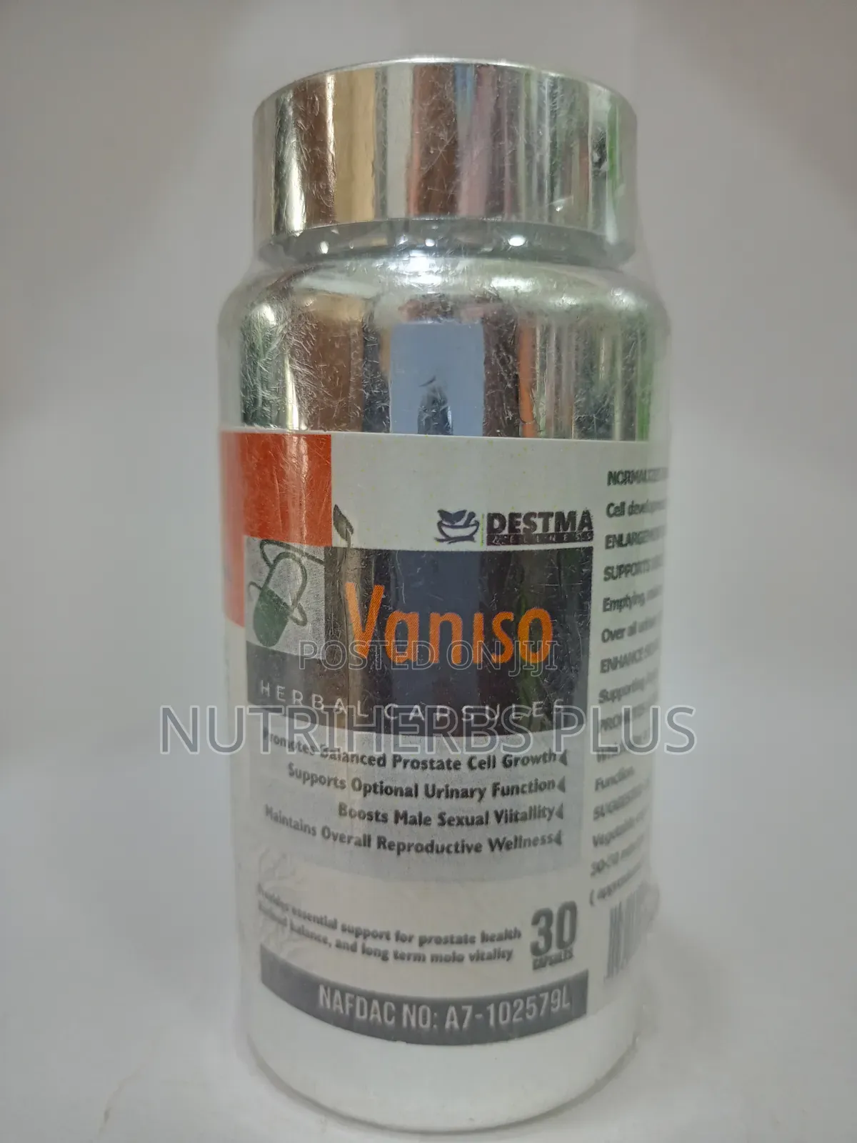 Vaniso Herbal Capsules (Urinary Tract Support)