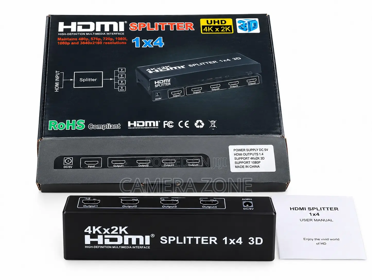 Hdmi Splitter 1 X 4.