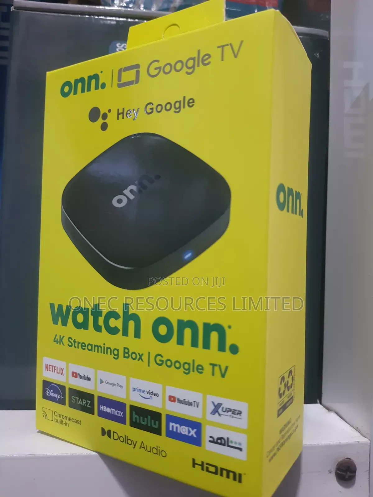 Onn 4k Streaming Box Google TV