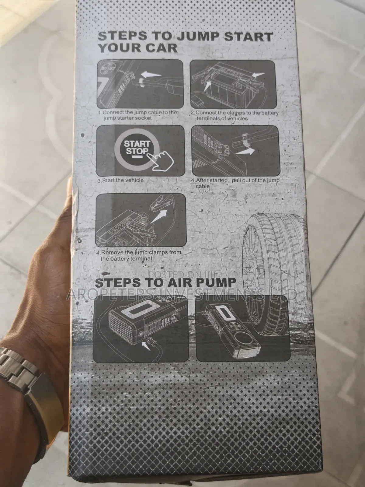 Digital Car Booster/ Air Pump