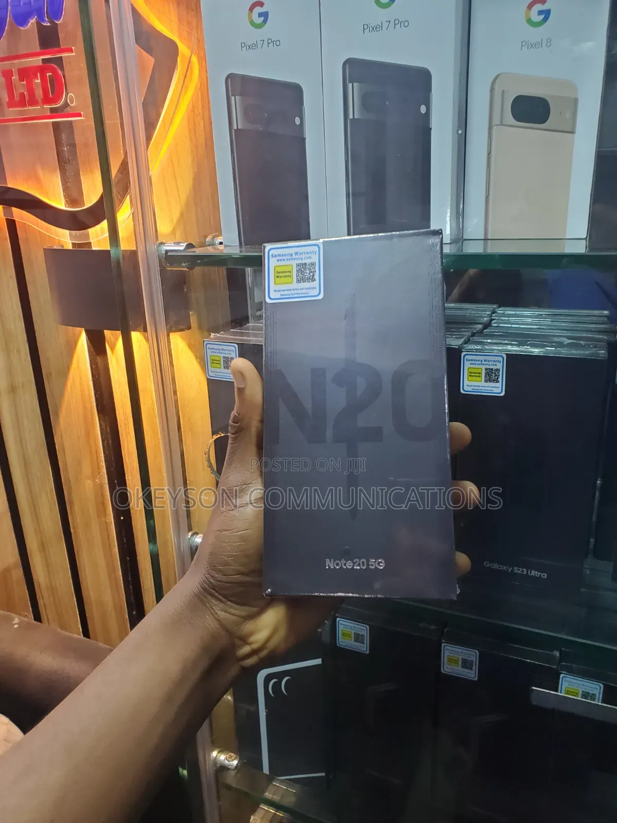 New Samsung Galaxy Note 20 5G 256 GB Gold