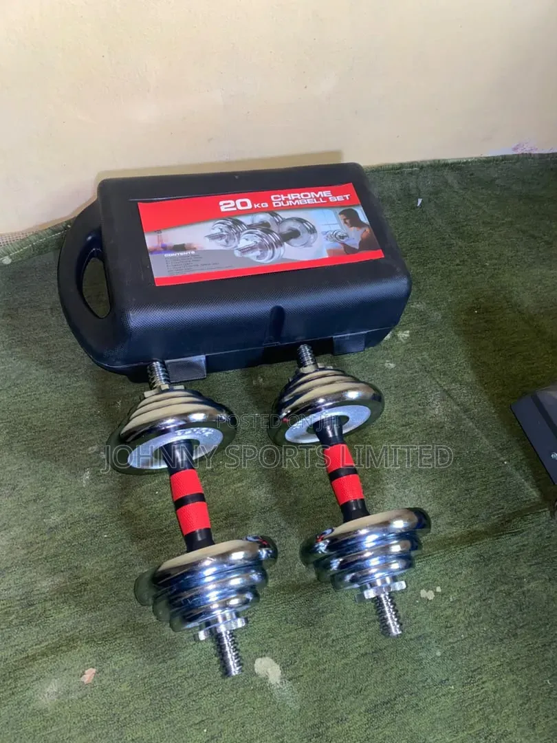 20kg Adjustable Chrome Dumbbell