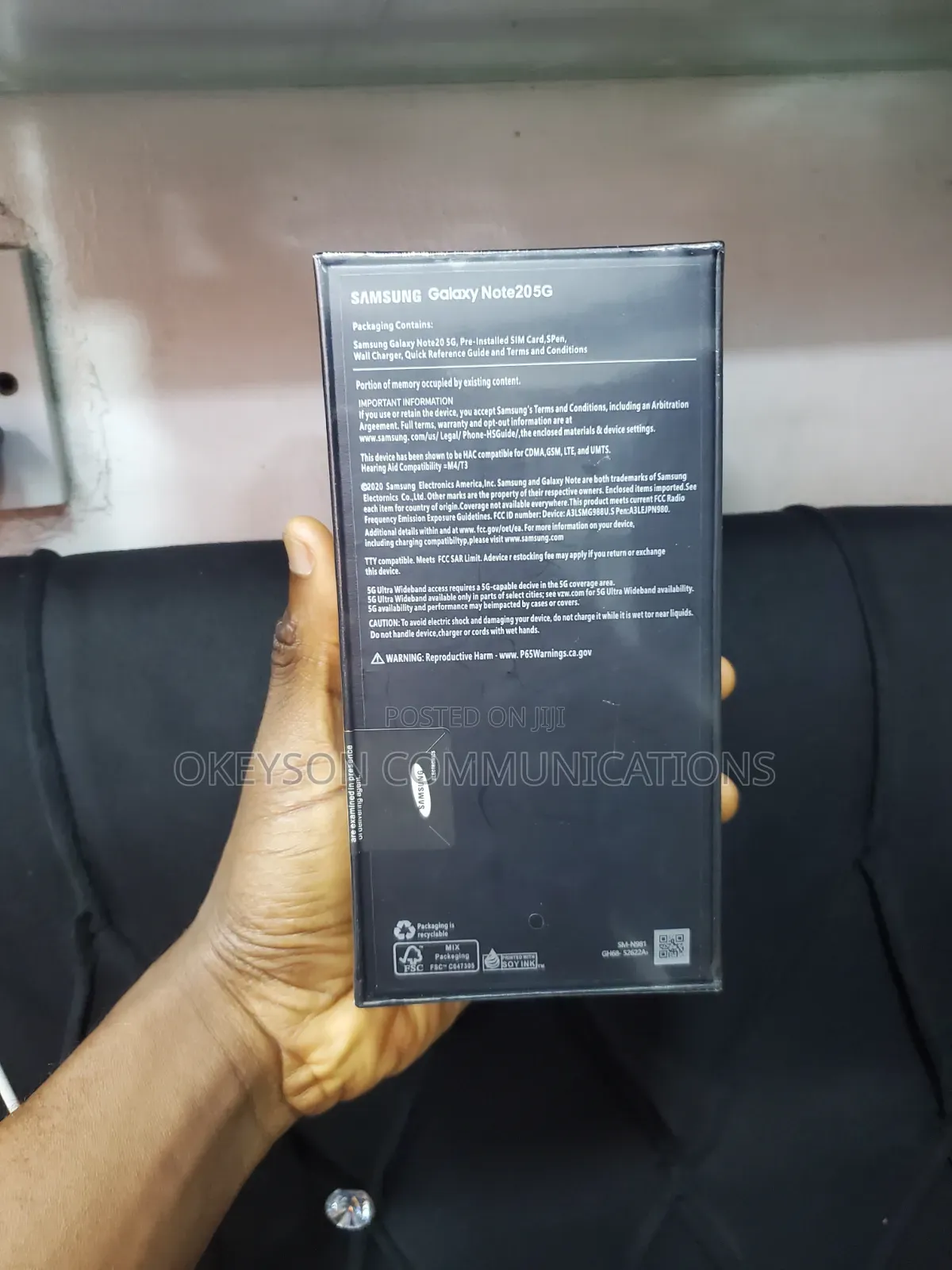 New Samsung Galaxy Note 20 5G 256 GB Black