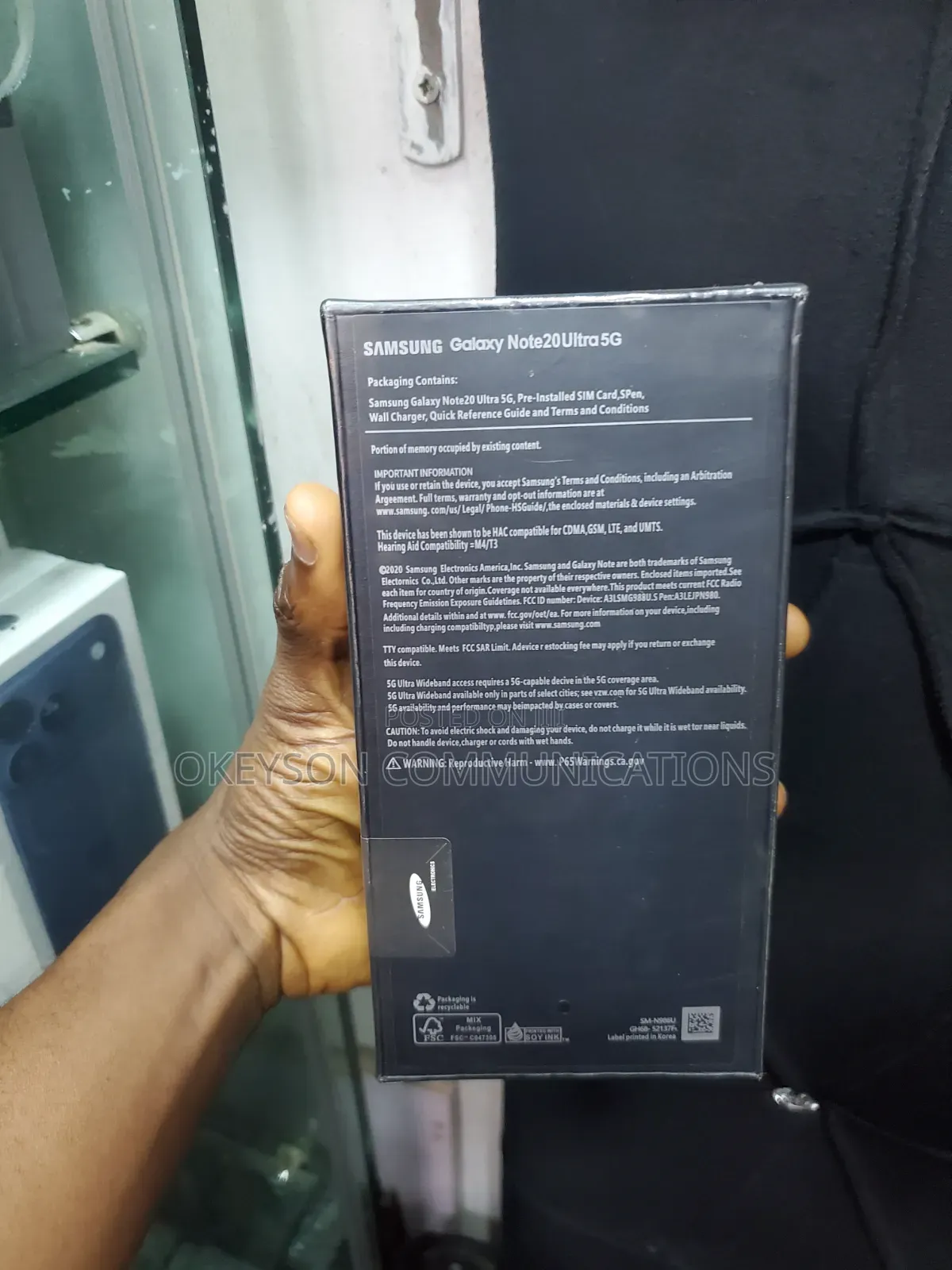 New Samsung Galaxy Note 20 Ultra 5G 128 GB Gold
