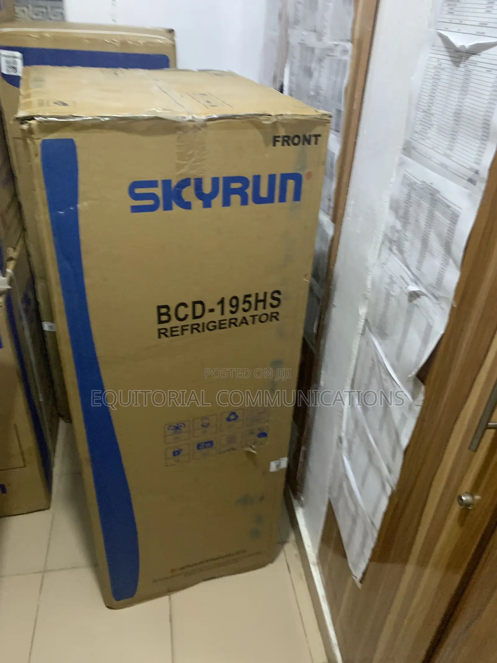SKYRUN 195L Double Door Refrigerator – Powerful Cooling Food Storage