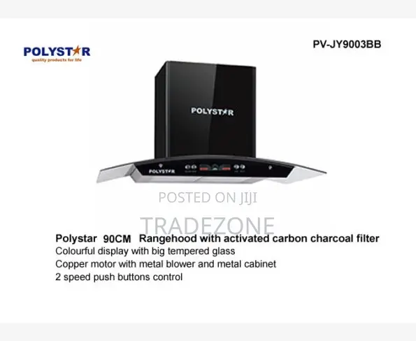 Polystar 90CM Range Hood PV-JY9003BB With Hand Sensor