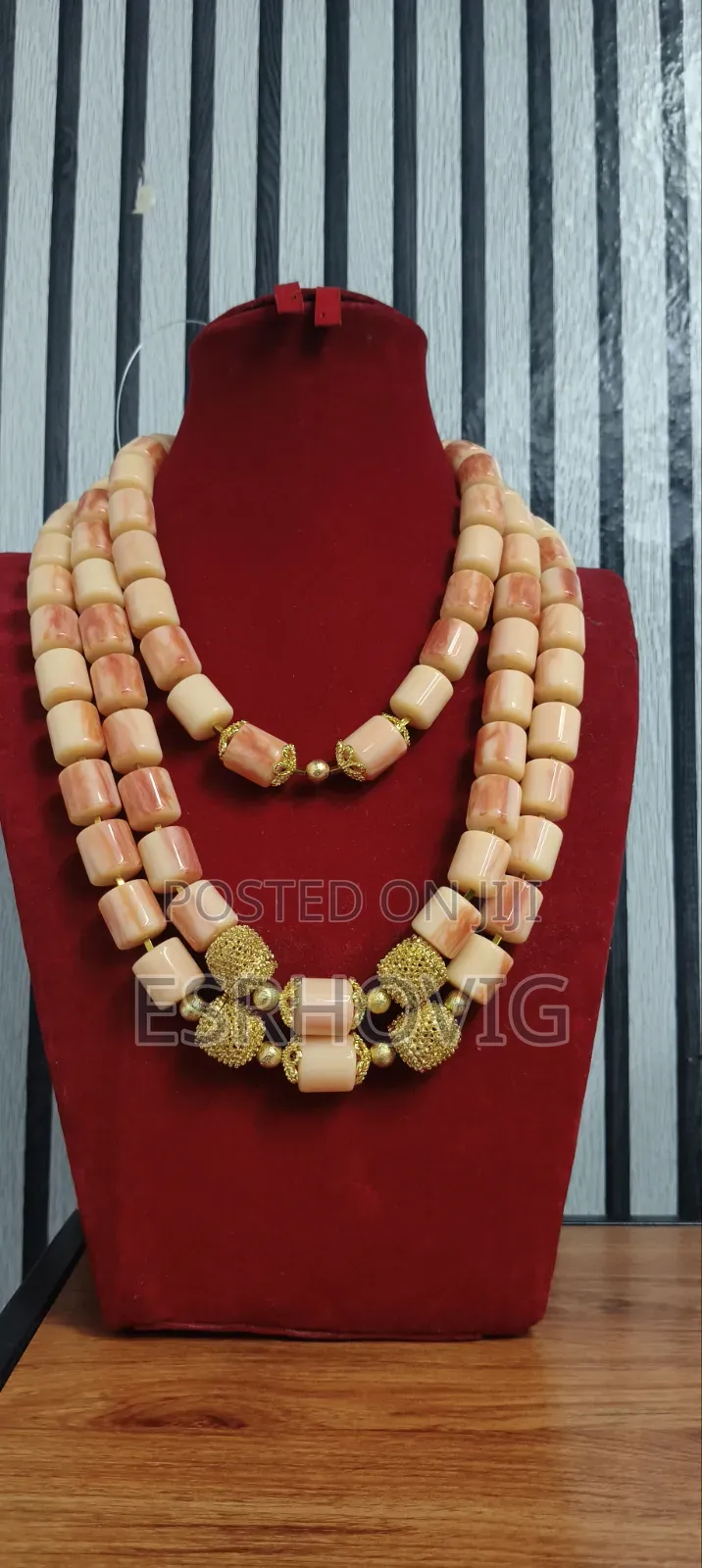3 Layers Brazilian Beaded Necklace