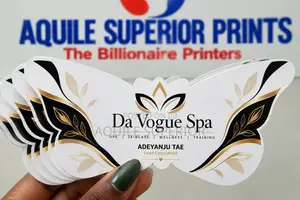 Custom Foldable Butterfly Shaped Business Card Printing