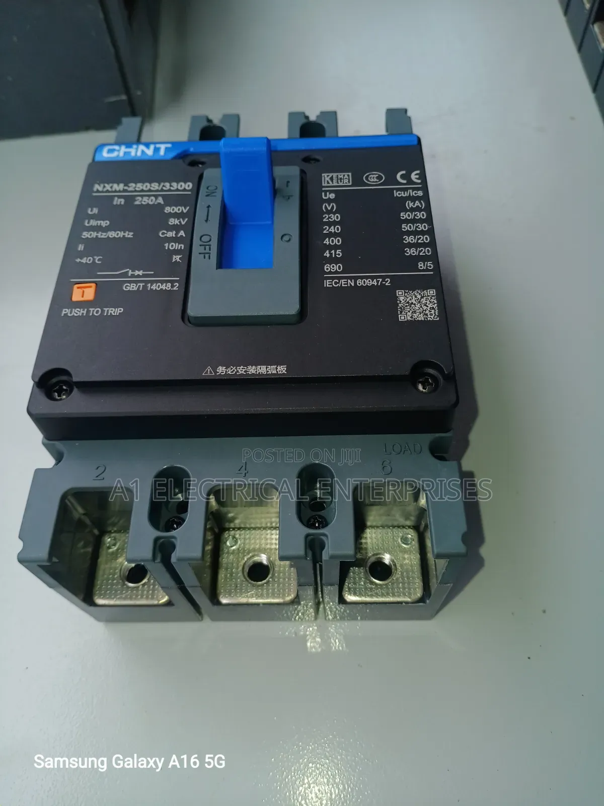 250amps 3pole Breaker Chint