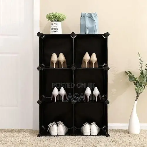 LASA Cube Storage Organizer Closet Shelves Plastic Cabinet