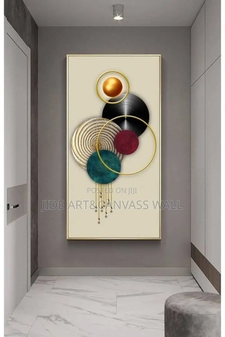 Modern Abstract Wall Canvas Art Frame Decor