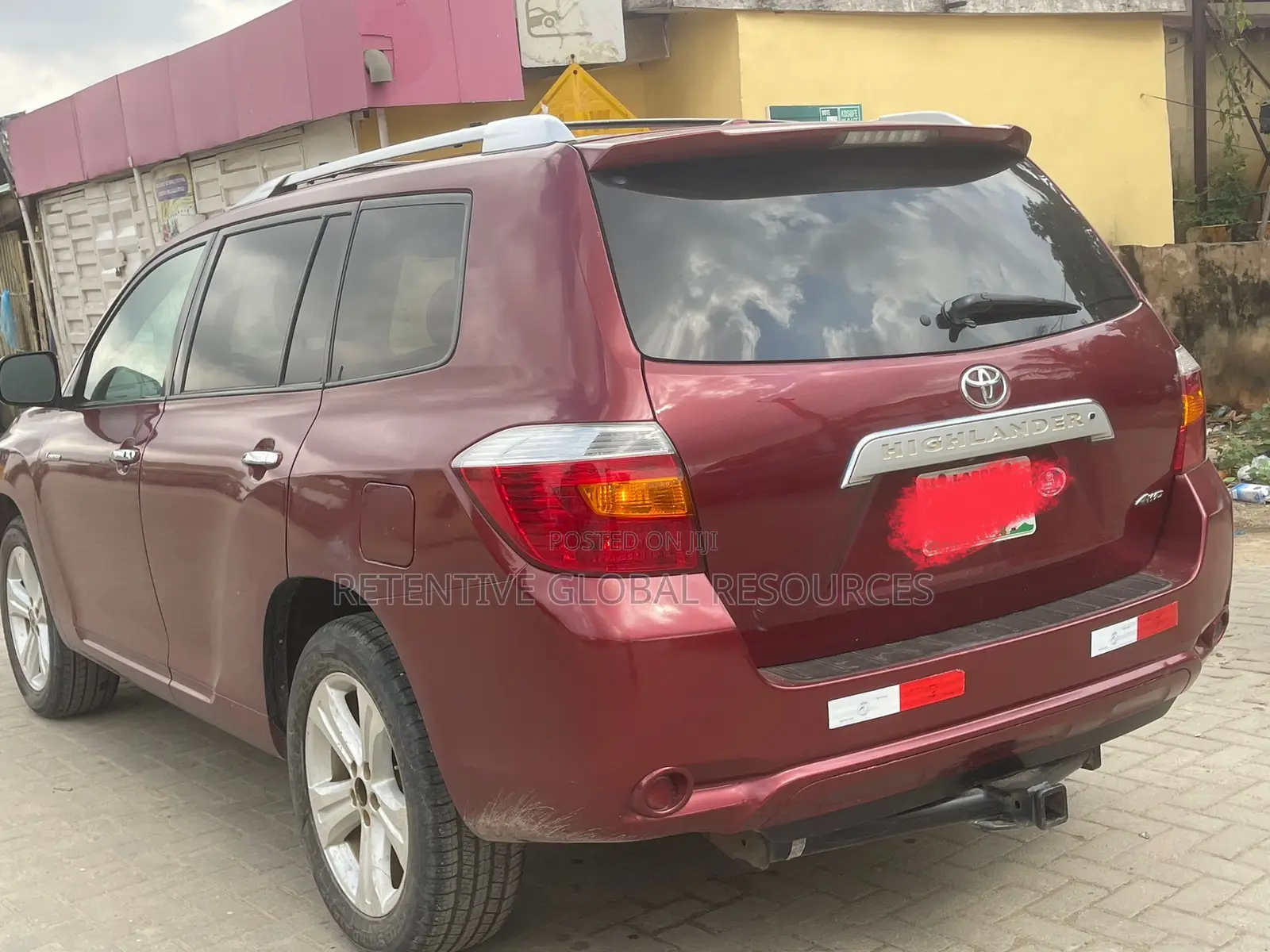 Toyota Highlander Limited 2010 Red