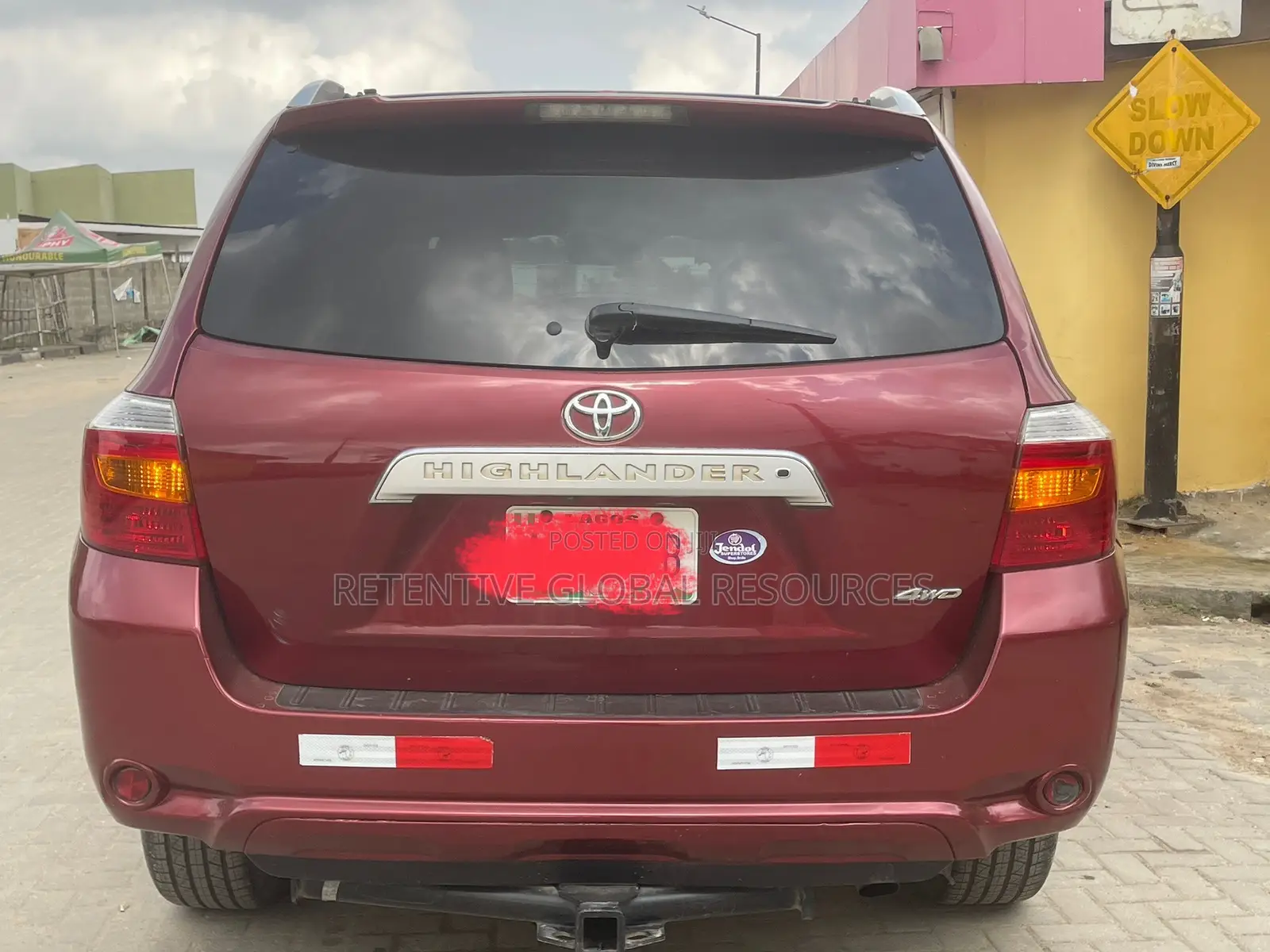 Toyota Highlander Limited 2010 Red