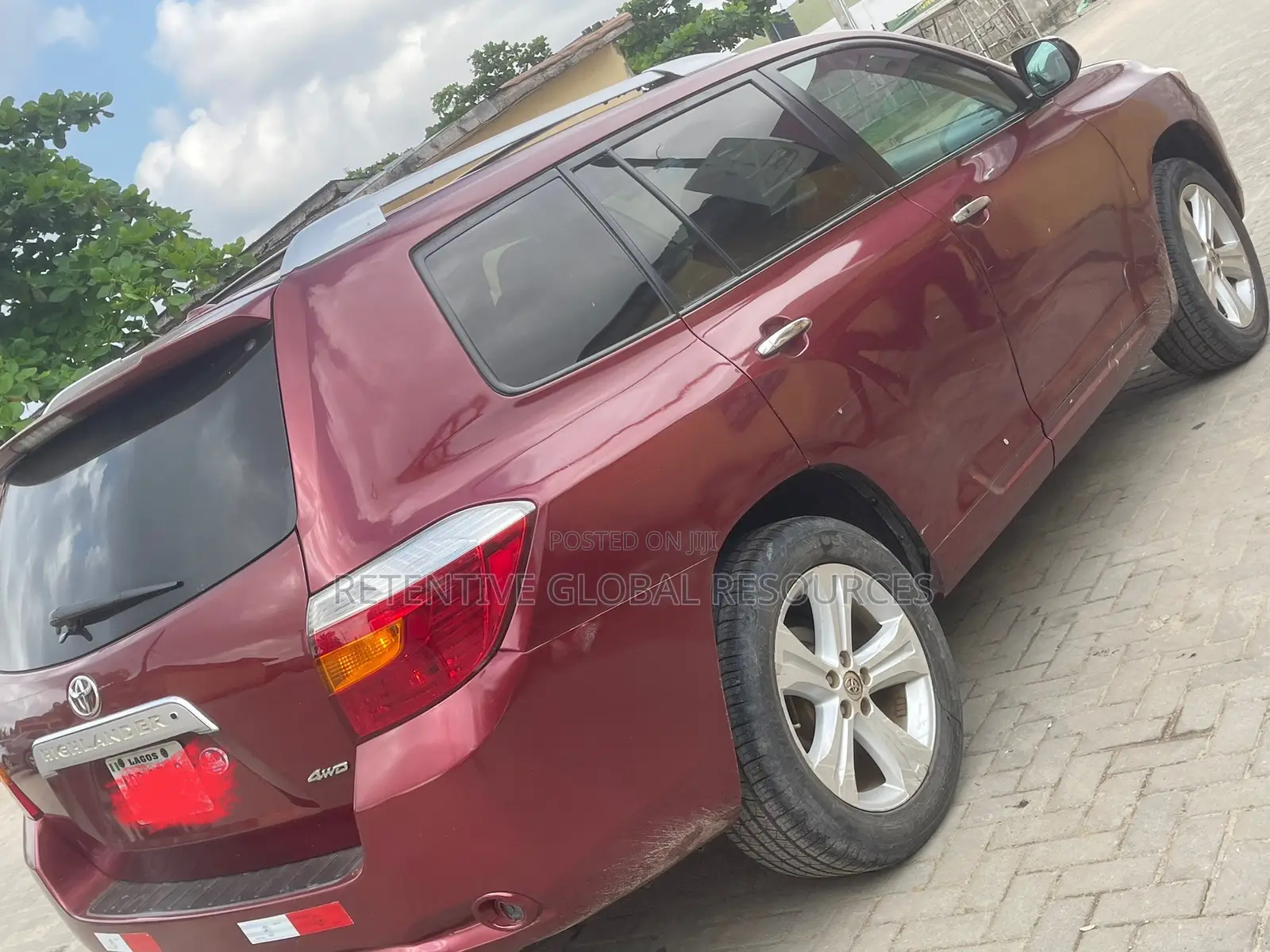Toyota Highlander Limited 2010 Red